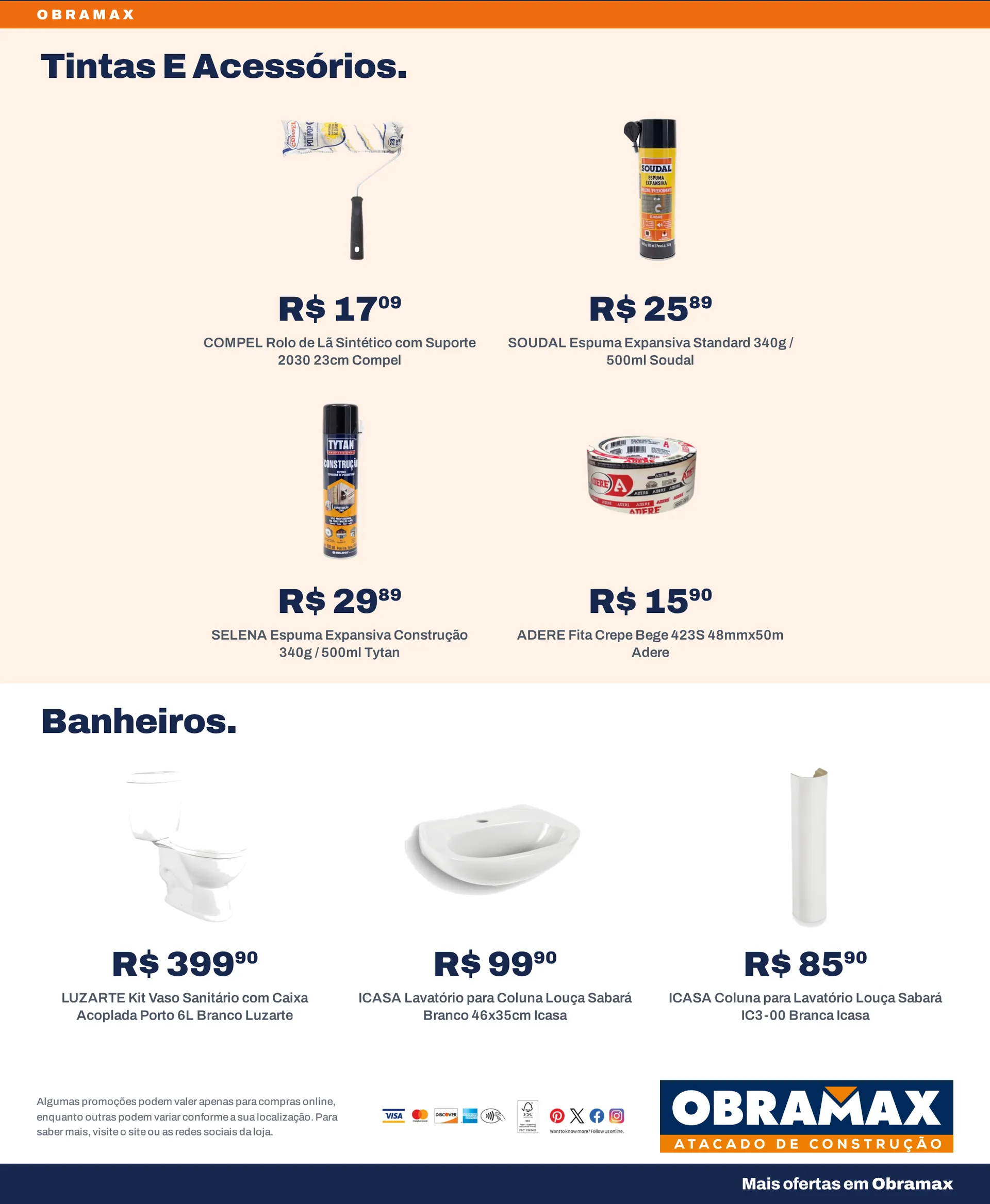 Encarte de Obramax — 2026-10-09 9 de outubro até 16 de outubro 2026 - Pagina 12