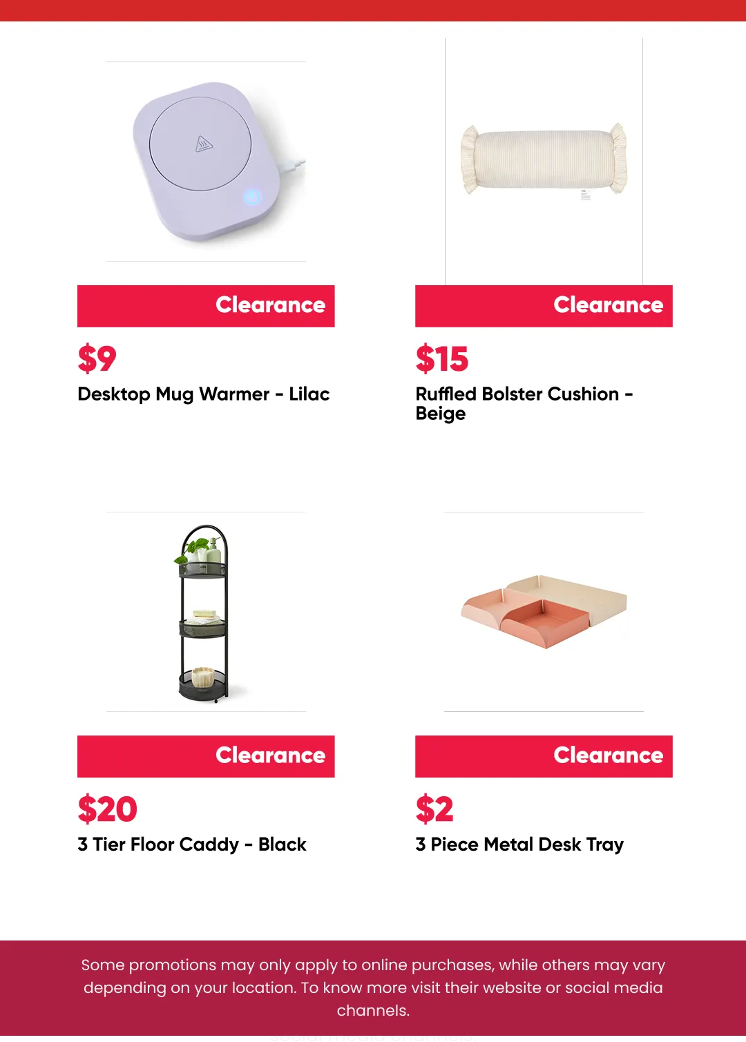 Home & Living Clearance from 13 August to 31 August 2026 - Catalogue Page 12