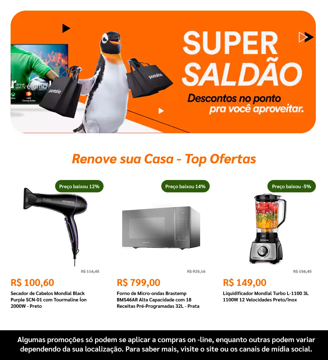 Encarte de Ponto Frio — 2026-08-10 10 de agosto até 25 de agosto 2026 - Pagina 12
