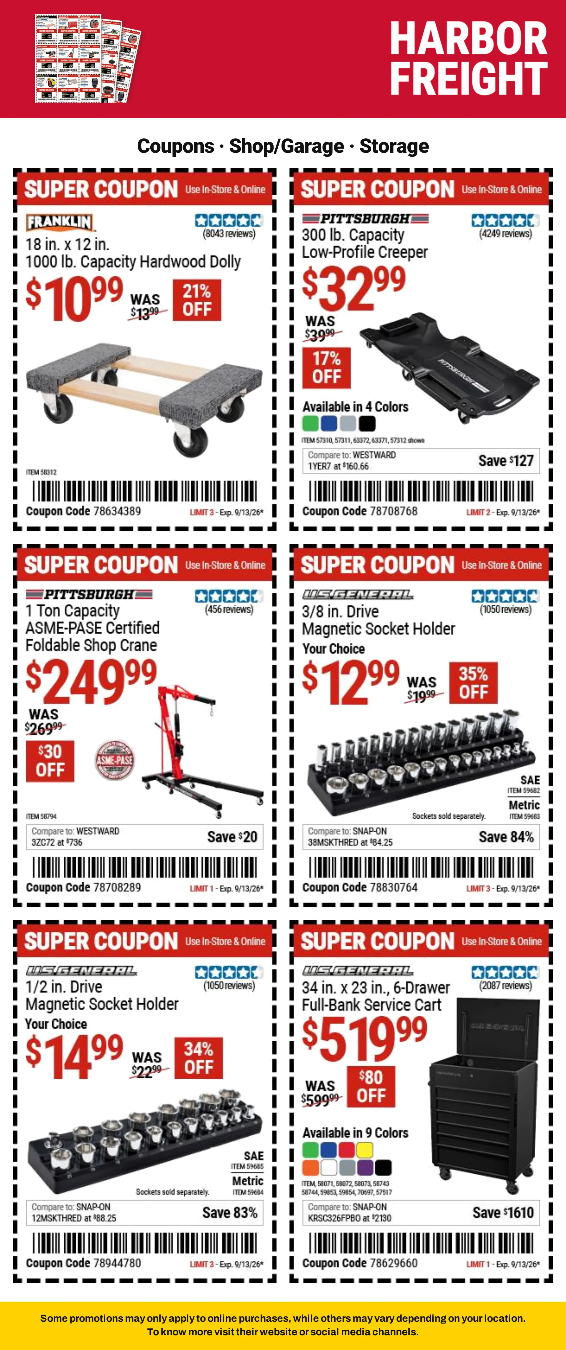 Weekly ad Harbor Freight - 2026-09-01 from September 1 to September 10 2026 - Page 12