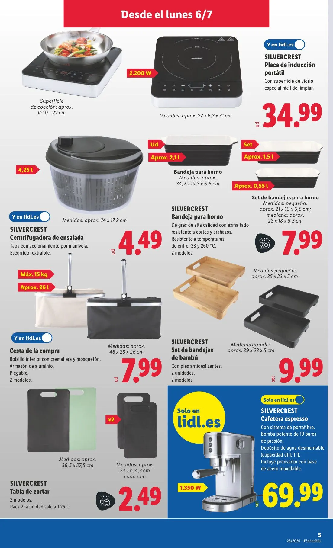 Catálogo de Lidl — Folleto Bazar 6 de julio al 17 de julio 2026 - Página 13