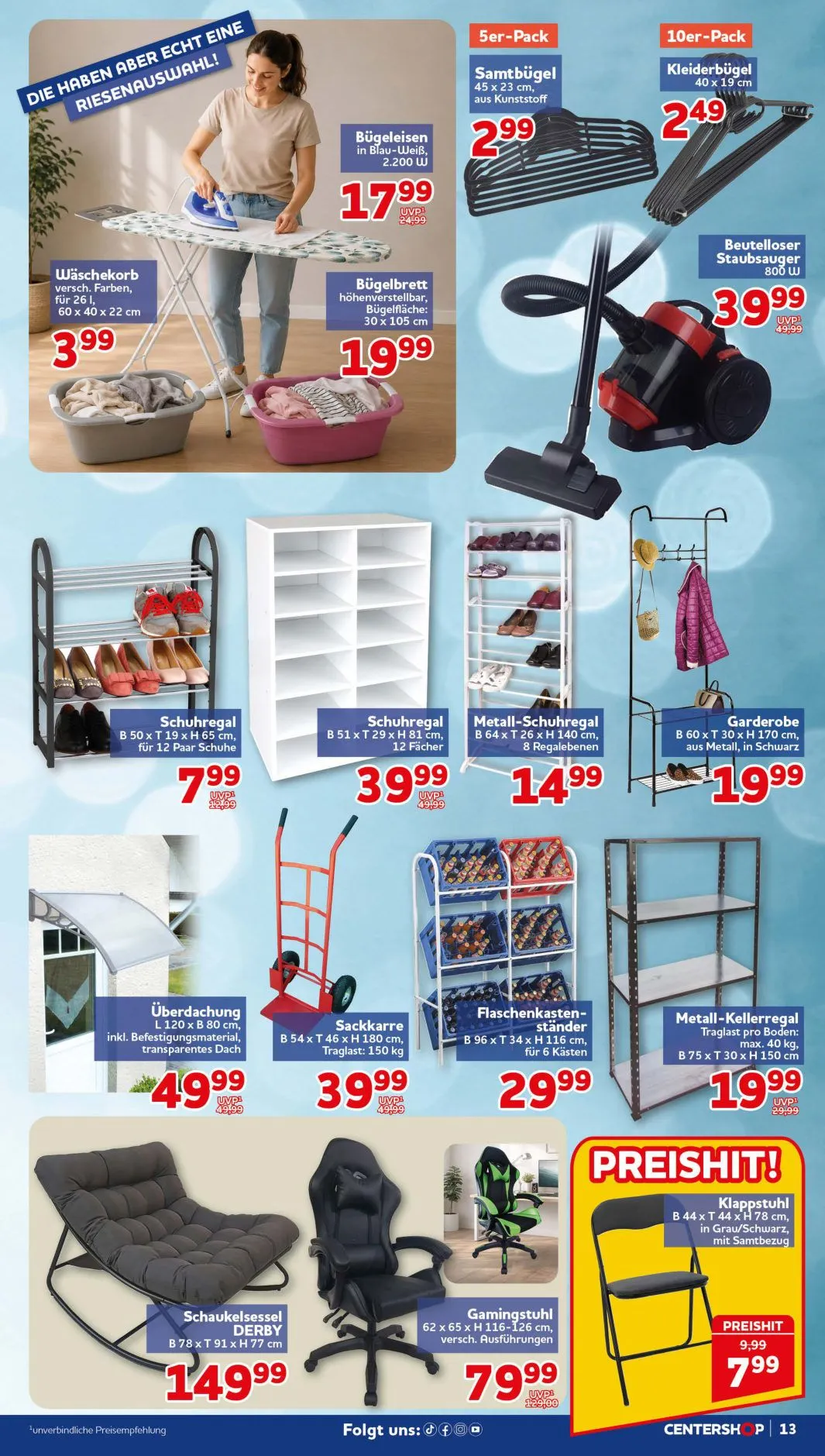 CENTERSHOP — 2026-08-10 von 10. August bis 15. August 2026 - Prospekt seite 13
