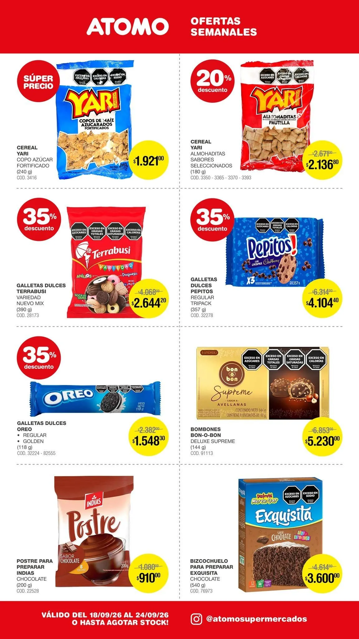 Ofertas de Atomo — 2026-09-22 18 de septiembre al 24 de septiembre 2026 - Página 13 del catálogo