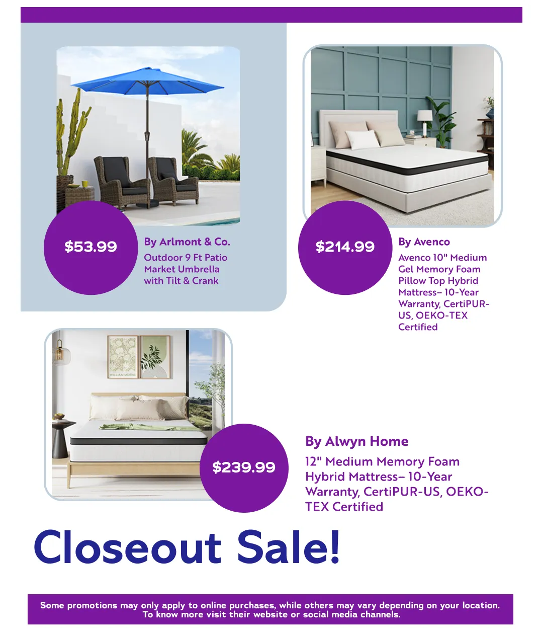 Weekly ad Closeout
Sale! from July 3 to July 18 2026 - Page 13