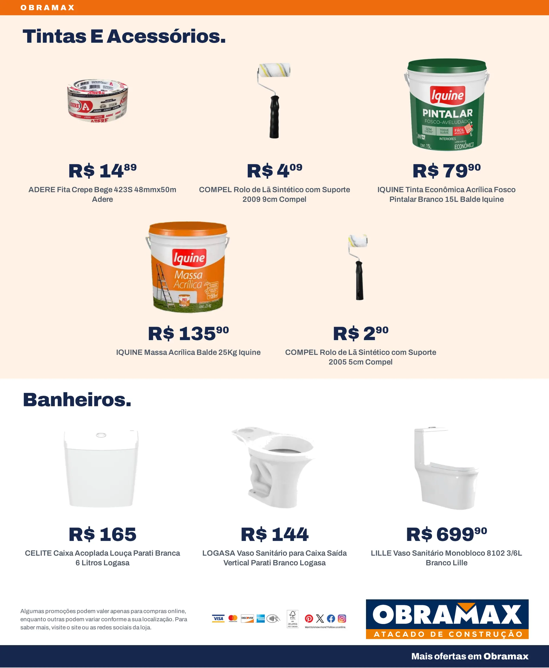 Encarte de Obramax — Construcao — 2026-10-27 27 de outubro até 13 de novembro 2026 - Pagina 13