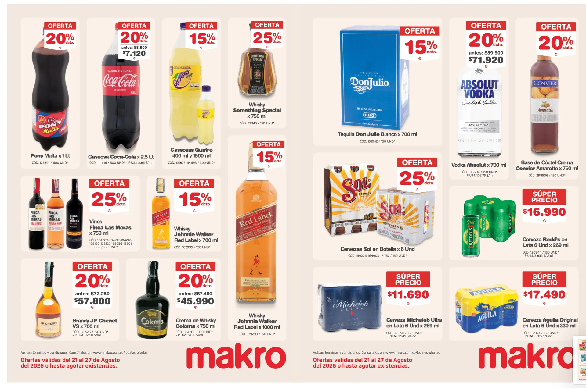 Catalogo de Makro — 2026-08-25 21 de agosto al 27 de agosto 2026 - Pag 13