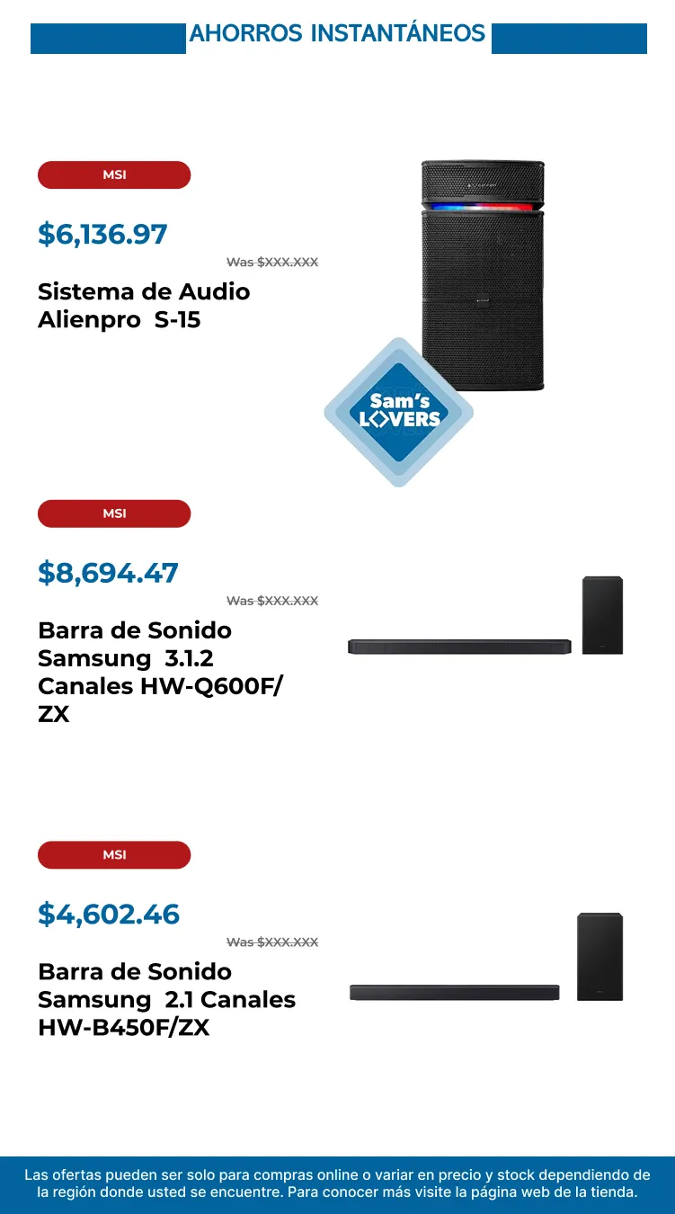 Catálogo de Sam's Club — 2026-09-05 5 de septiembre al 21 de septiembre 2026 - Pagina 13