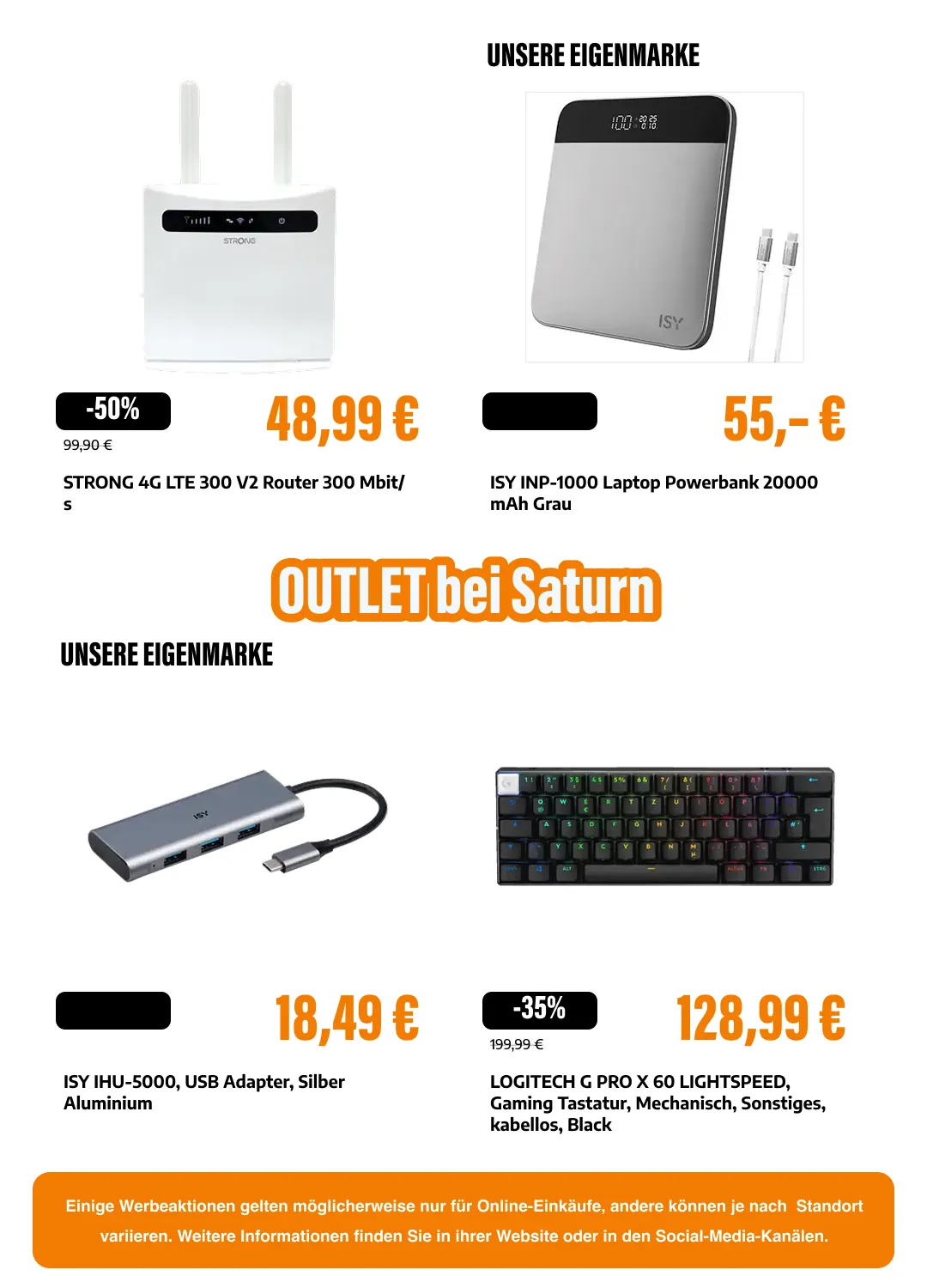 Saturn OUTLET% von 14. Juli bis 29. Juli 2026 - Prospekt seite 13