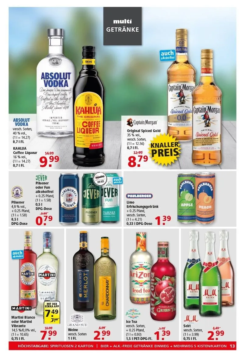 Multi Markt — 2026-08-28 von 28. August bis 2. September 2026 - Prospekt seite 13