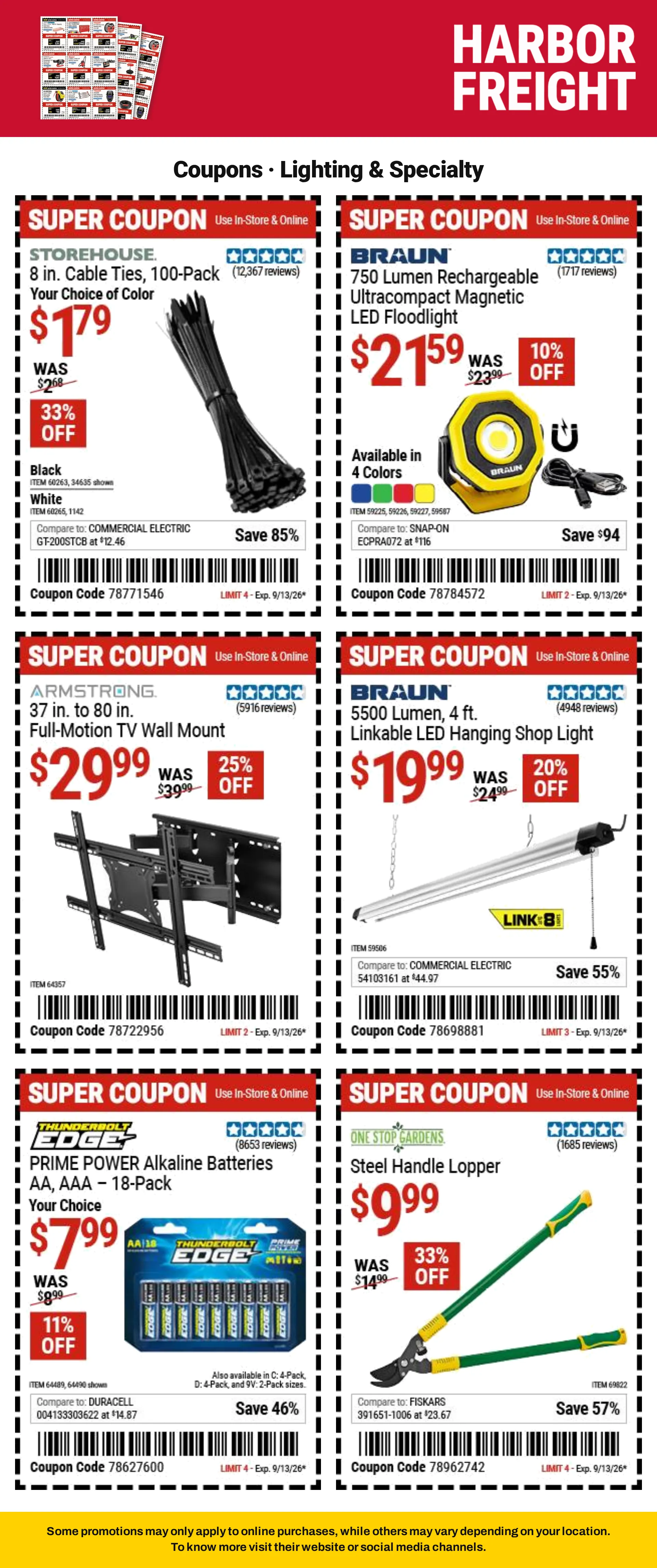 Weekly ad Harbor Freight — Catálogo 1 — 2026-09-08 from September 8 to September 13 2026 - Page 13