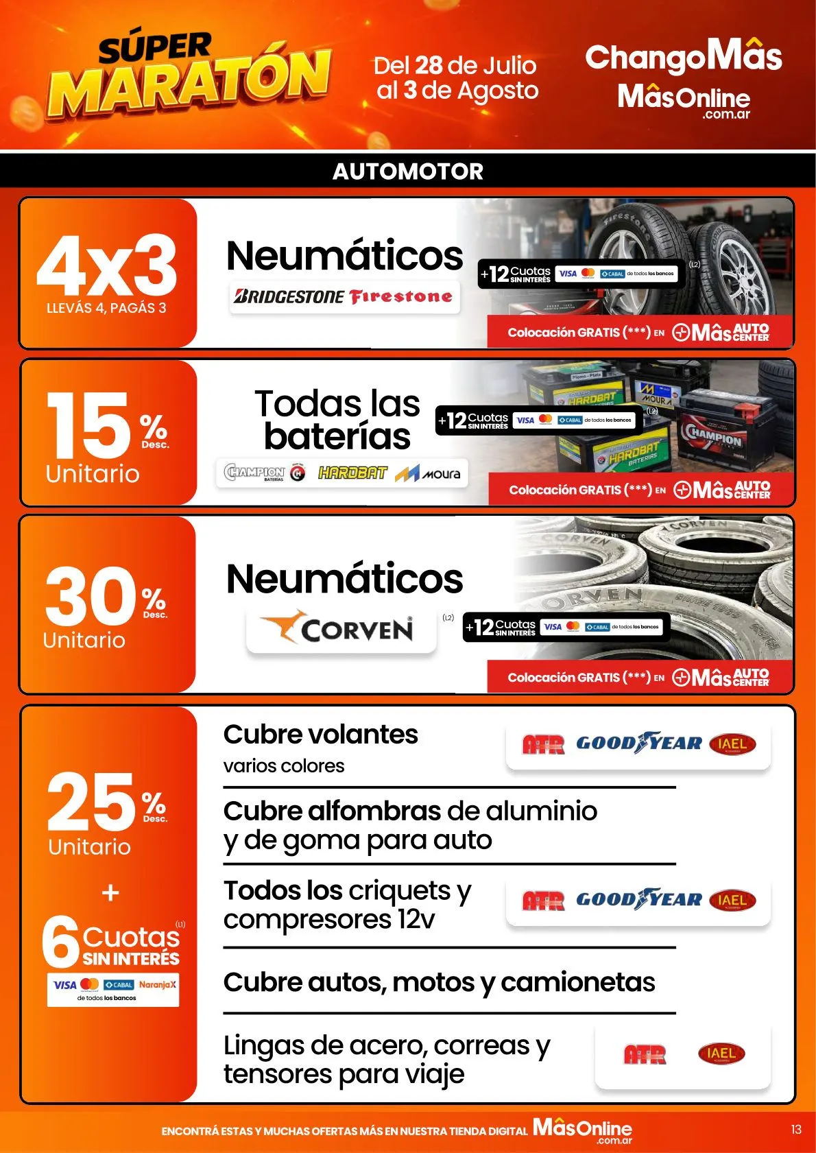 Ofertas de Changomas — 2026-07-28 28 de julio al 3 de agosto 2026 - Página 13 del catálogo