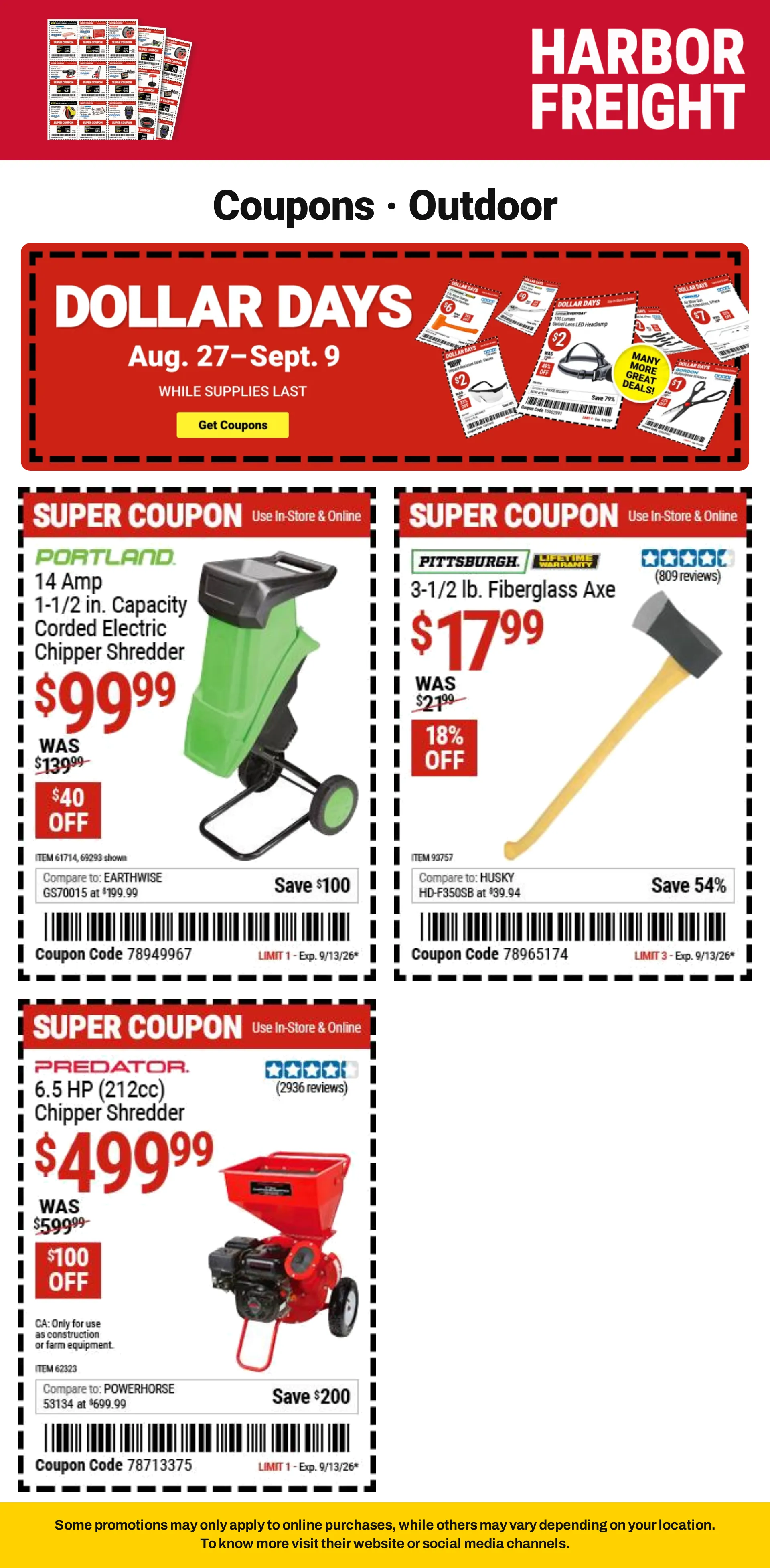 Weekly ad Harbor Freight — Catálogo 1 — 2026-09-08 from September 8 to September 13 2026 - Page 14