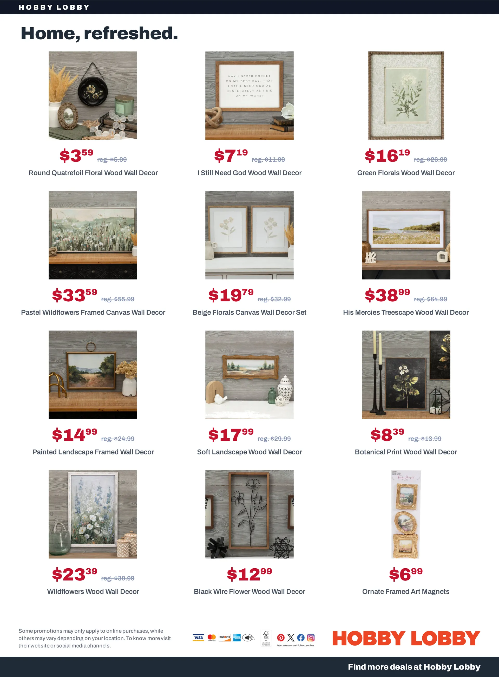 Weekly promotion Hobby Lobby — 2026-10-23 spanning from October 23 to October 30 2026 - Page 14 for Catalogue 365
