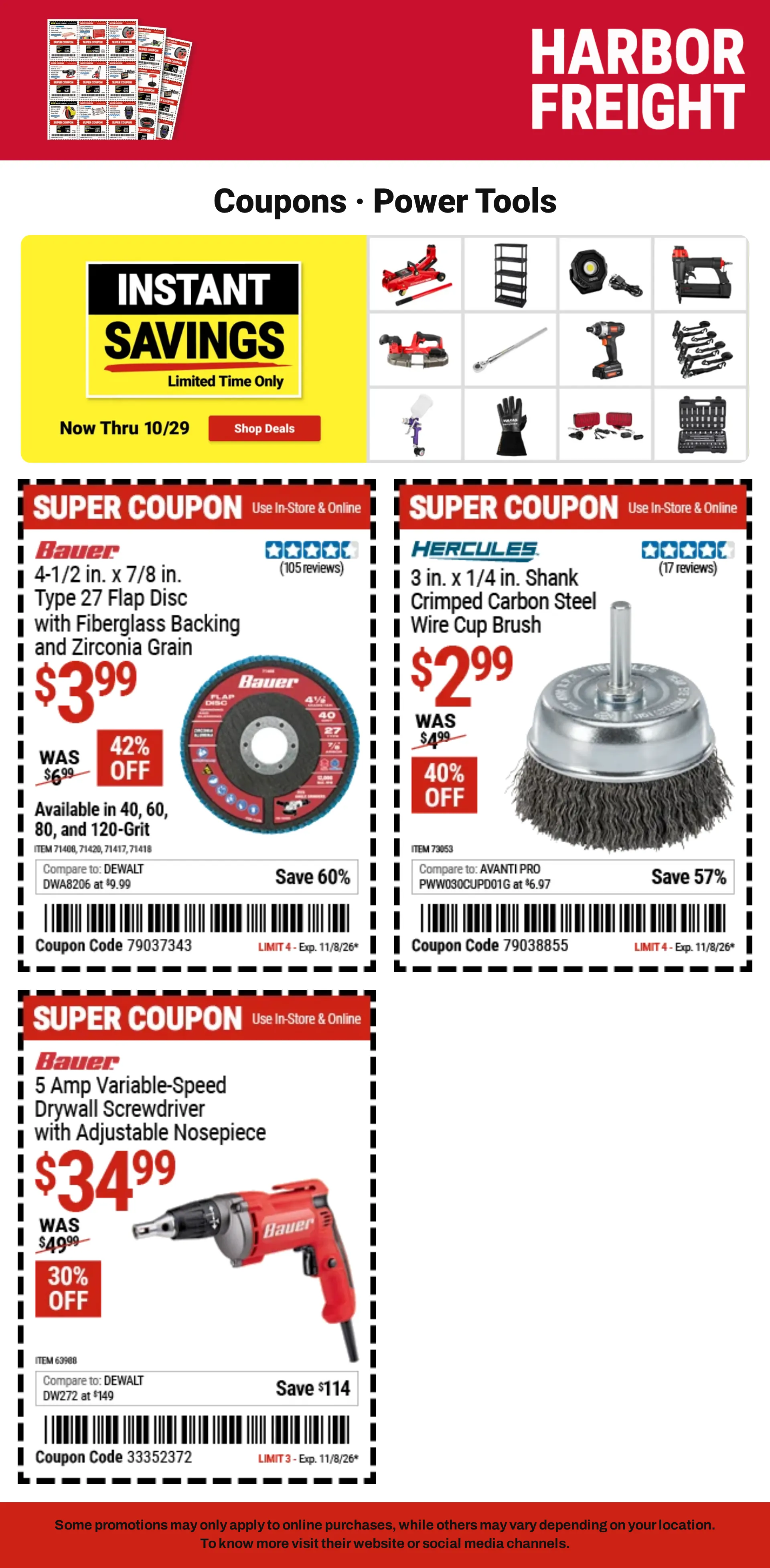 Weekly ad Harbor Freight — Catálogo 2 — 2026-10-26 from October 26 to November 9 2026 - Page 14