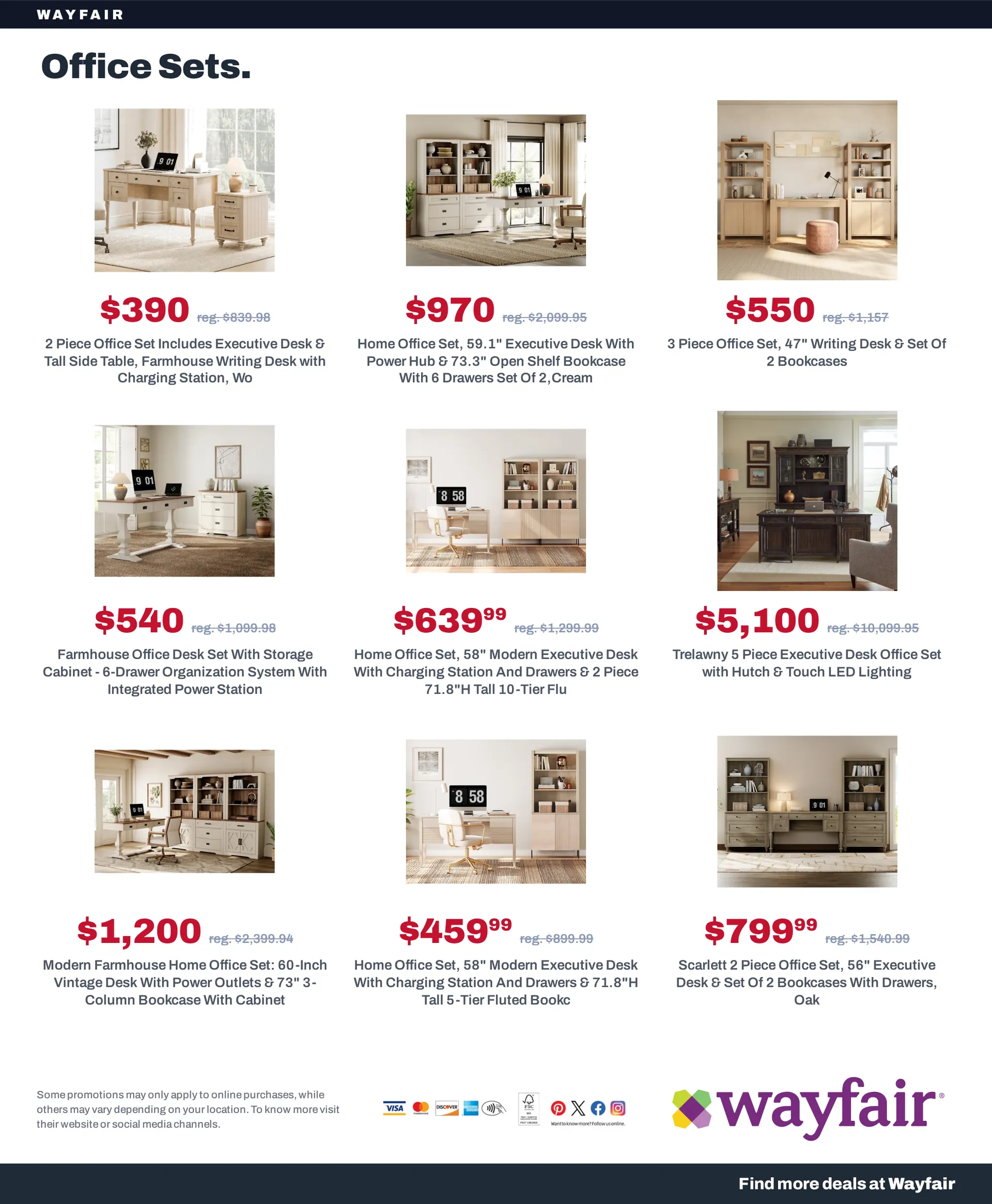 Weekly promotion Wayfair — 2026-10-16 spanning from October 16 to October 30 2026 - Page 14 for Catalogue 365