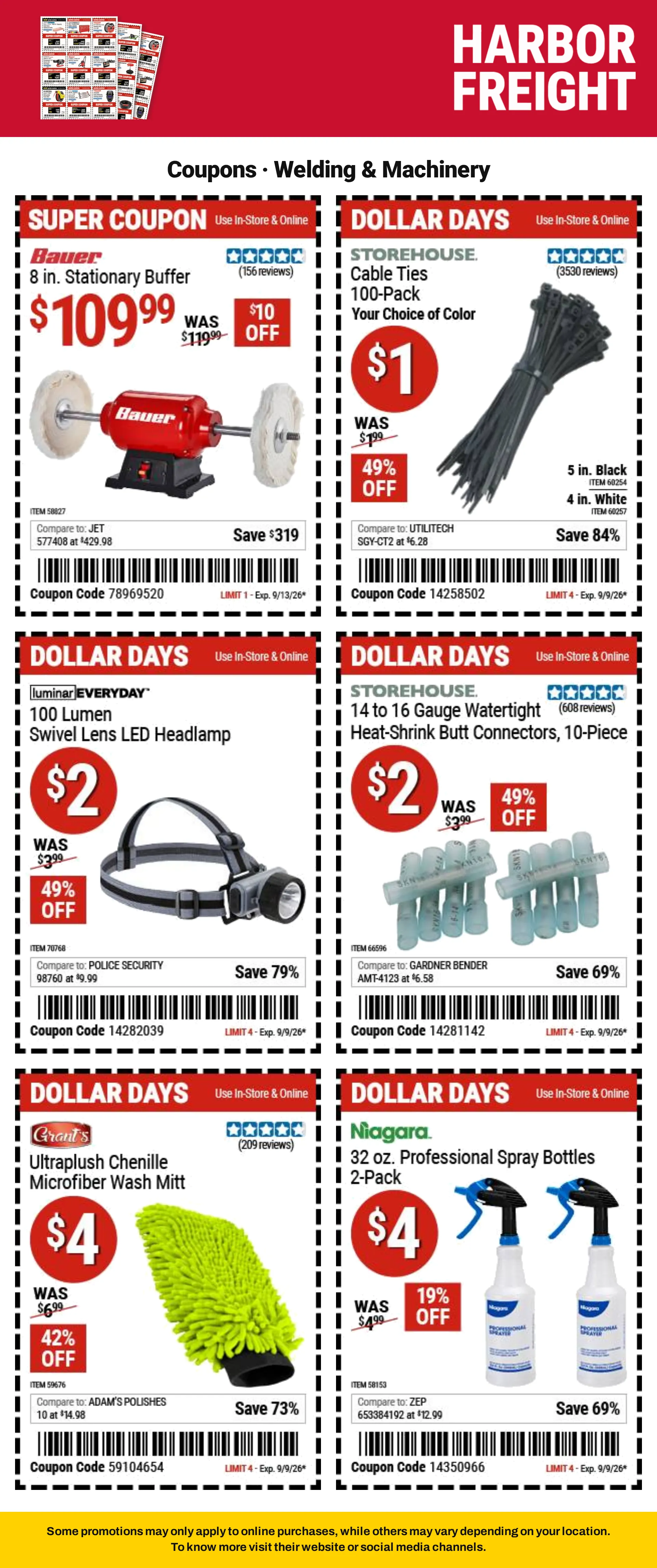 Weekly ad Harbor Freight - 2026-09-01 from September 1 to September 10 2026 - Page 14