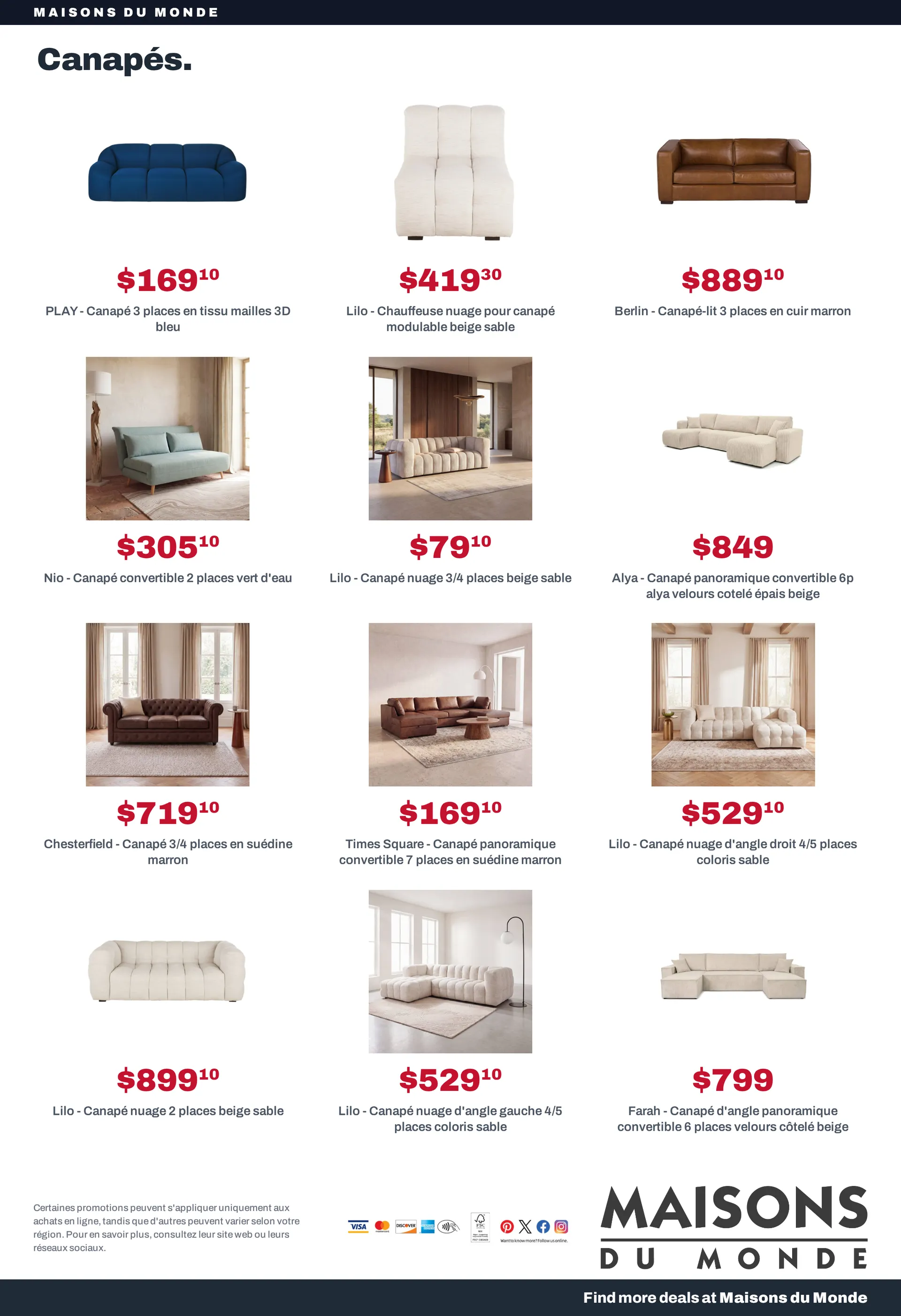 Maisons du Monde — 2026-09-22 du 22 septembre au 8 octobre 2026 - Catalogue page 14
