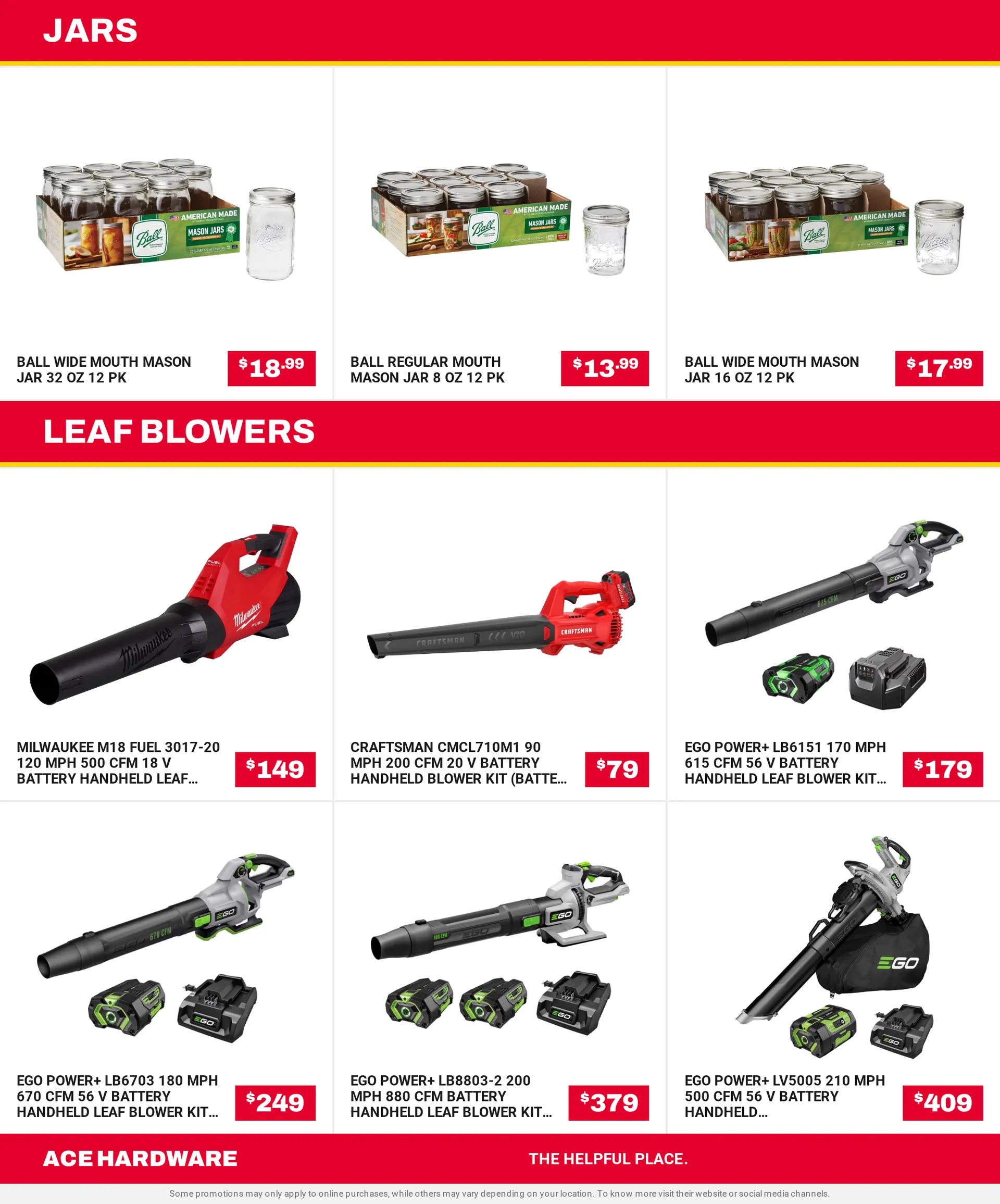 Weekly ad ACE Hardware — Outdoor — 2026-09-23 from September 23 to October 15 2026 - Page 14