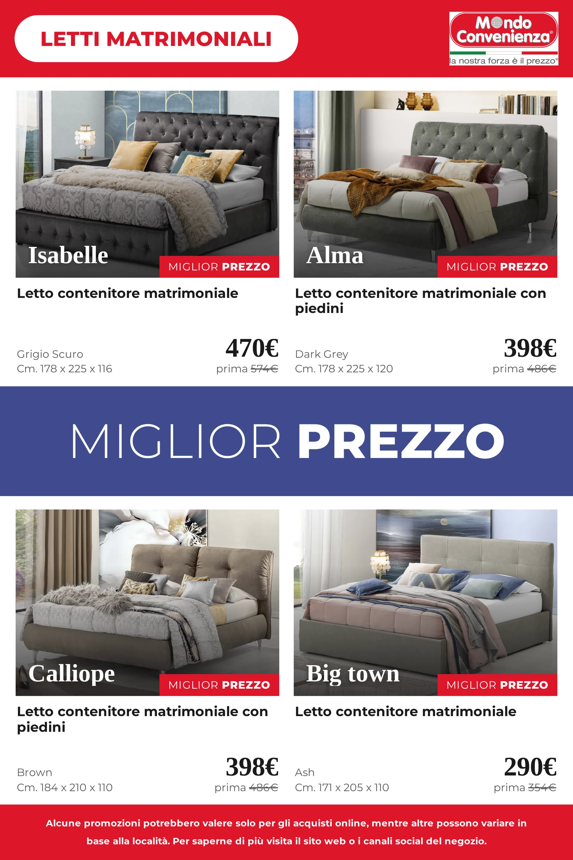 Mondo Convenienza — Catálogo 1 — 2026-10-27 da 27 ottobre a 13 novembre di 2026 - Pagina del volantino 14