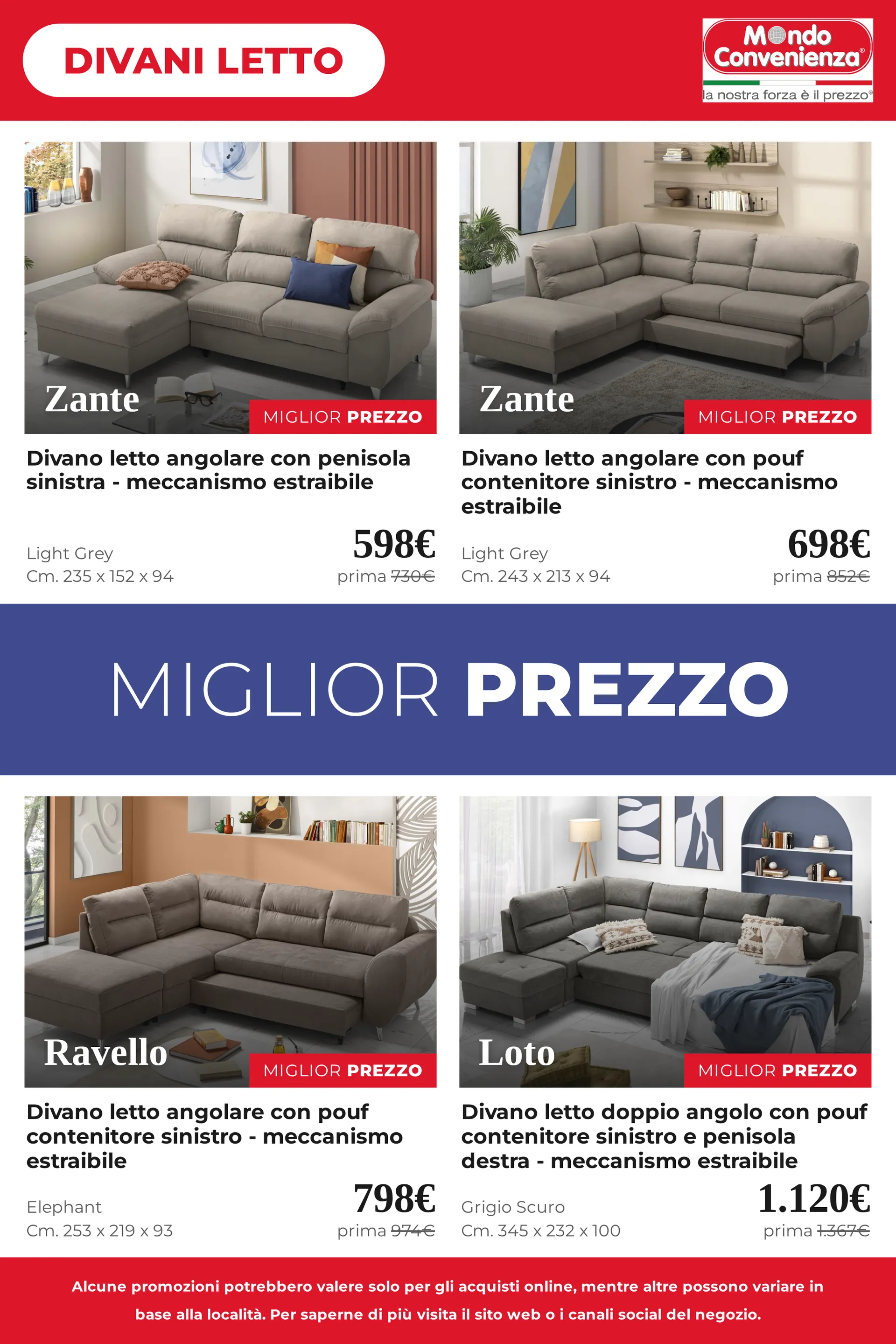 Mondo Convenienza — Catálogo 1 — 2026-09-23 da 23 settembre a 12 ottobre di 2026 - Pagina del volantino 14