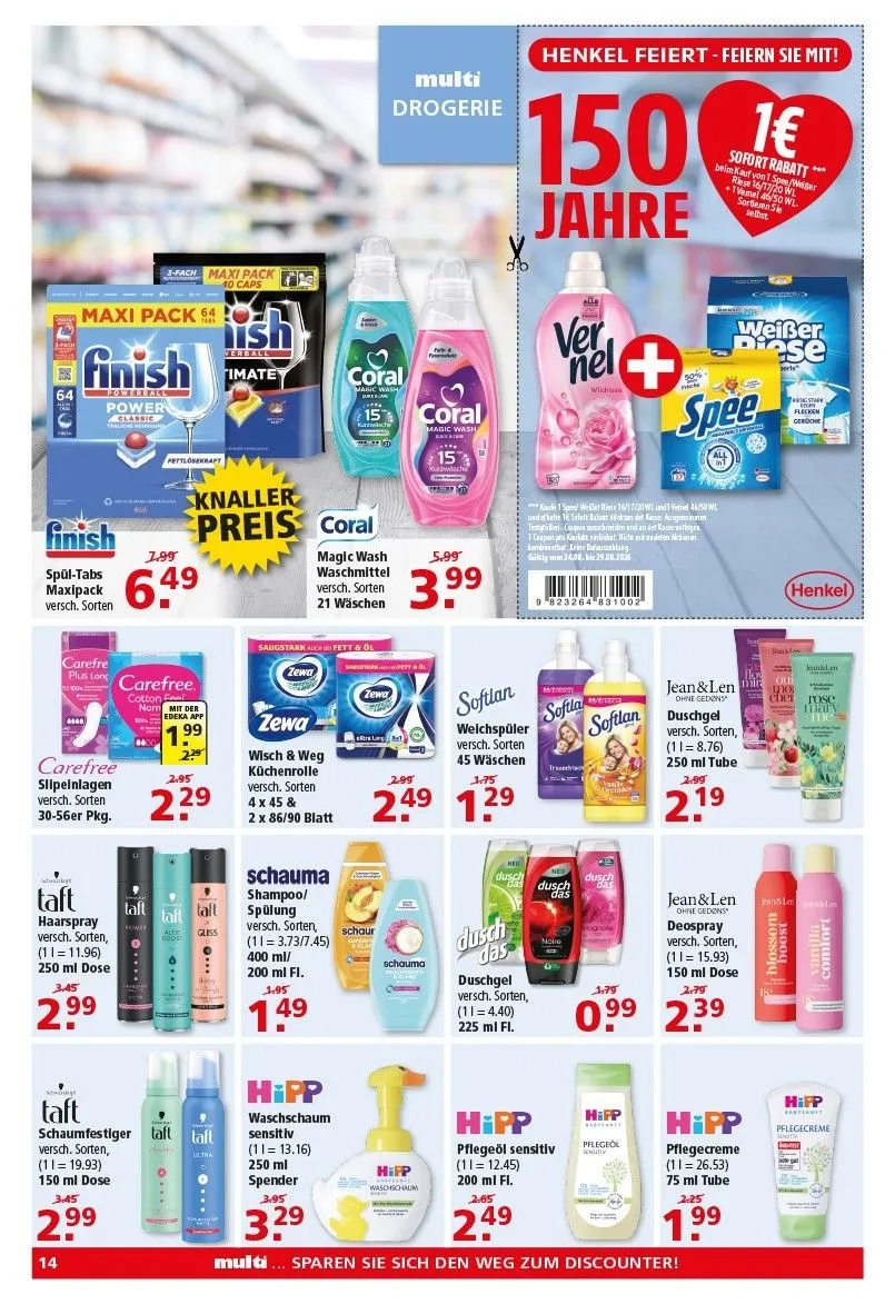 Multi Markt — 2026-08-28 von 28. August bis 2. September 2026 - Prospekt seite 14