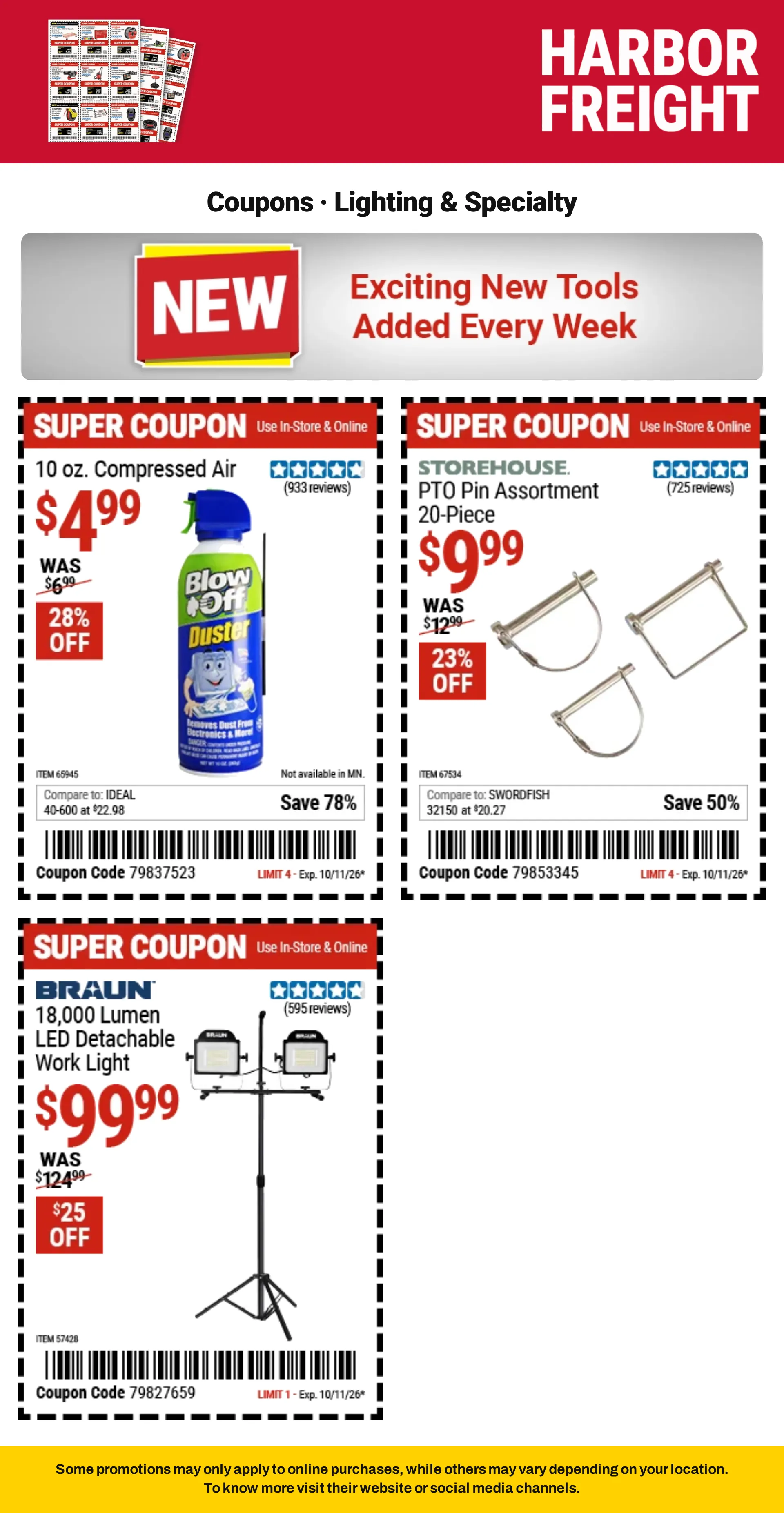 Weekly ad Harbor Freight — Catálogo 2 — 2026-10-09 from October 9 to October 26 2026 - Page 14