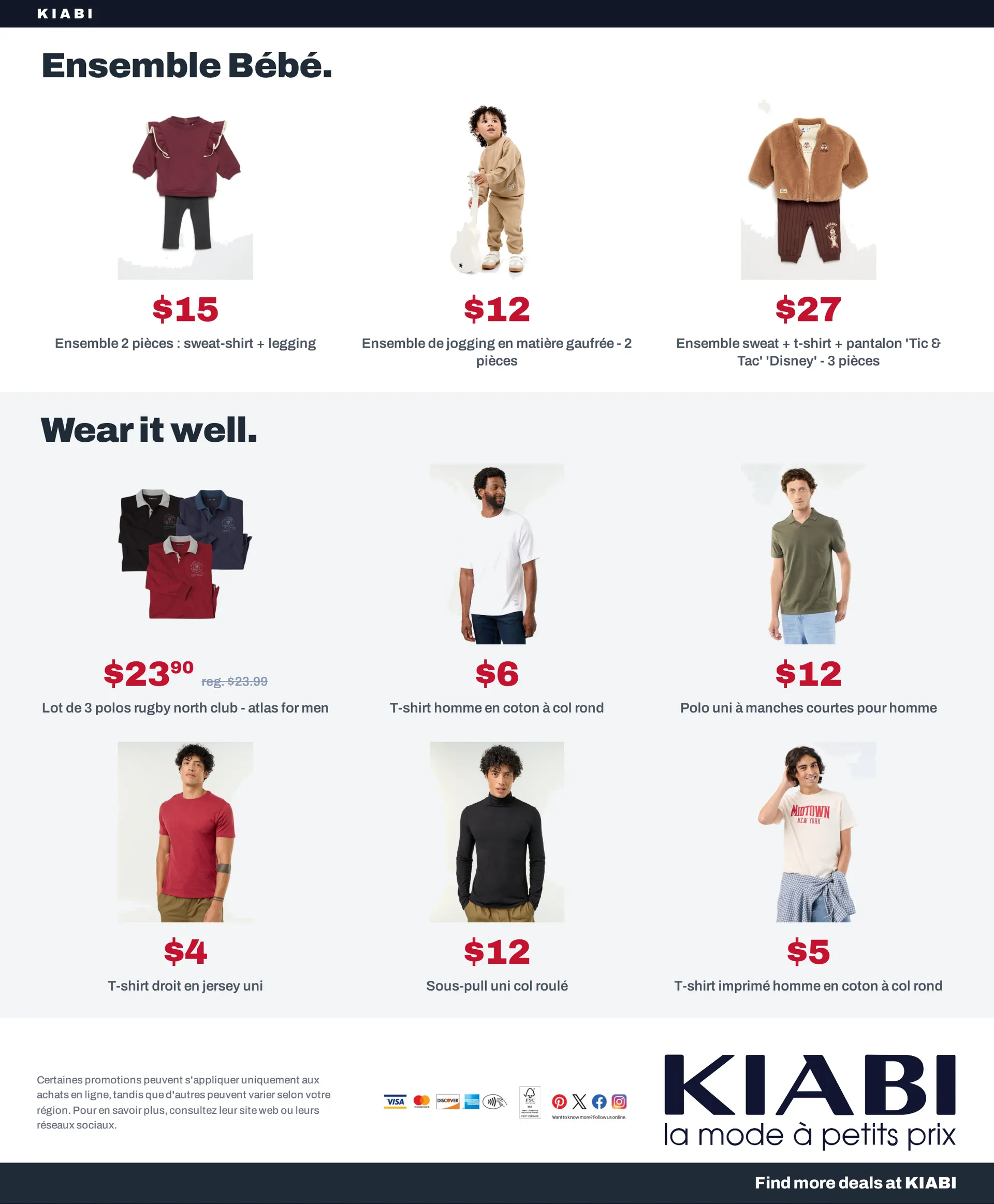 KIABI — Catálogo 1 — 2026-10-15 du 15 octobre au 29 octobre 2026 - Catalogue page 14