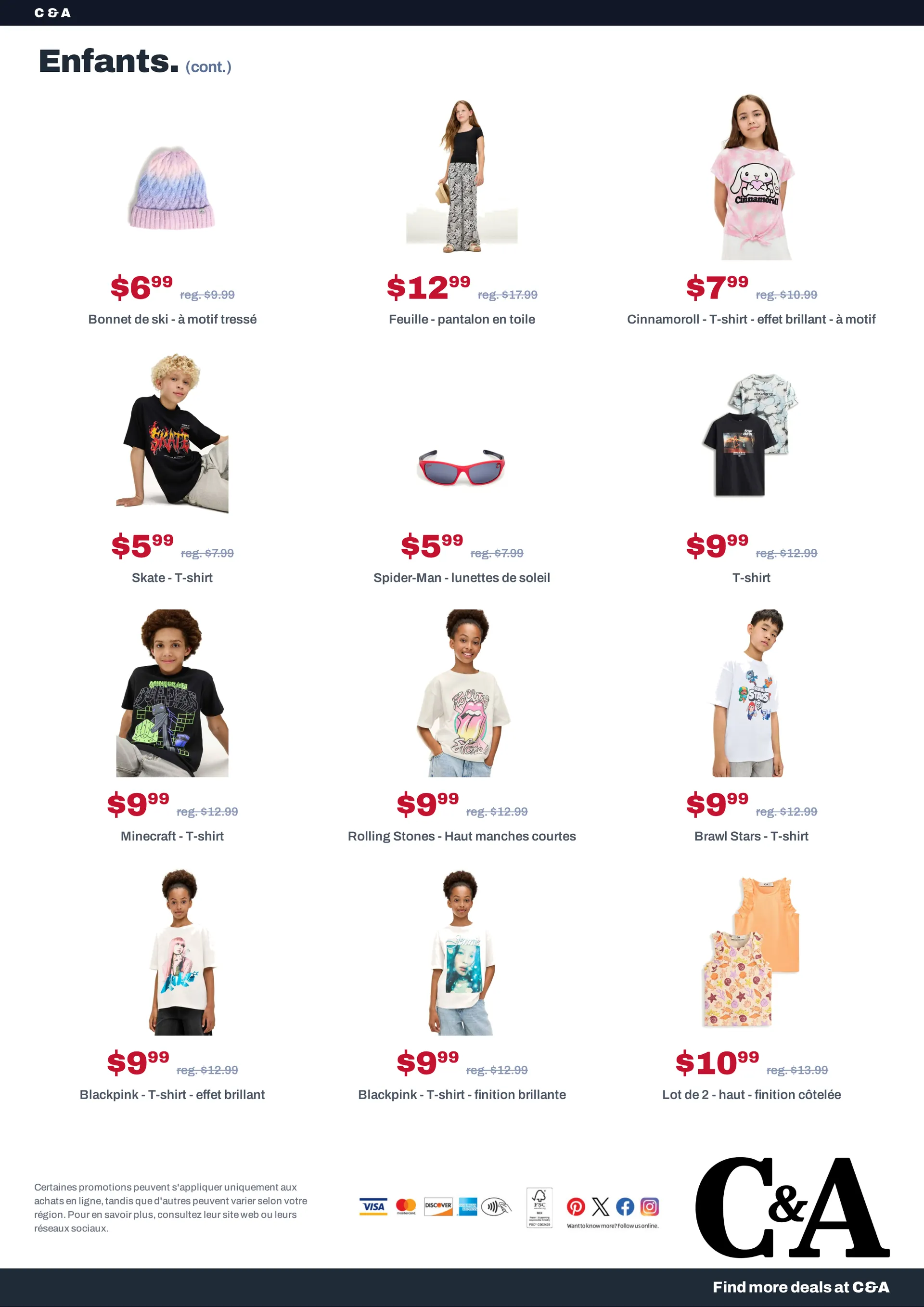 C&A soldes du 10 août au 24 août 2026 - Catalogue page 14