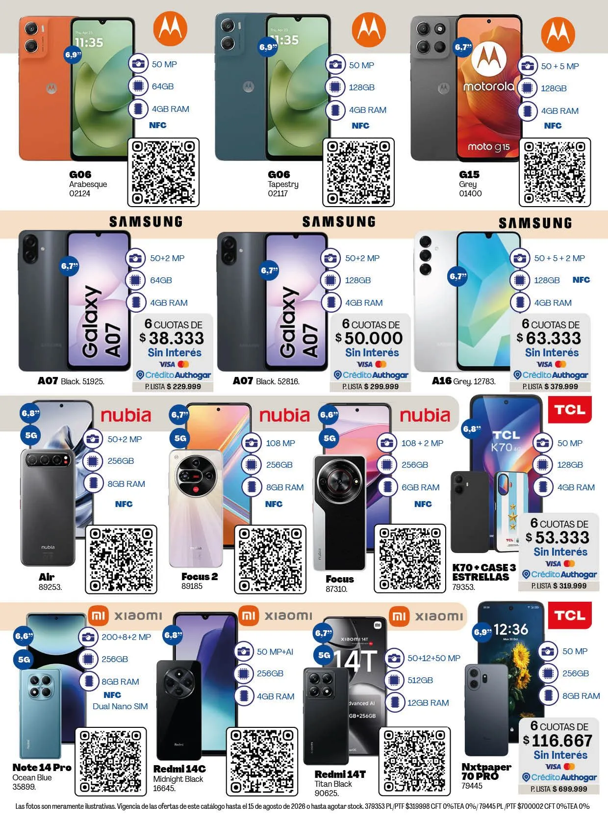 Ofertas de Authogar — 2026-08-04 4 de agosto al 31 de agosto 2026 - Página 14 del catálogo