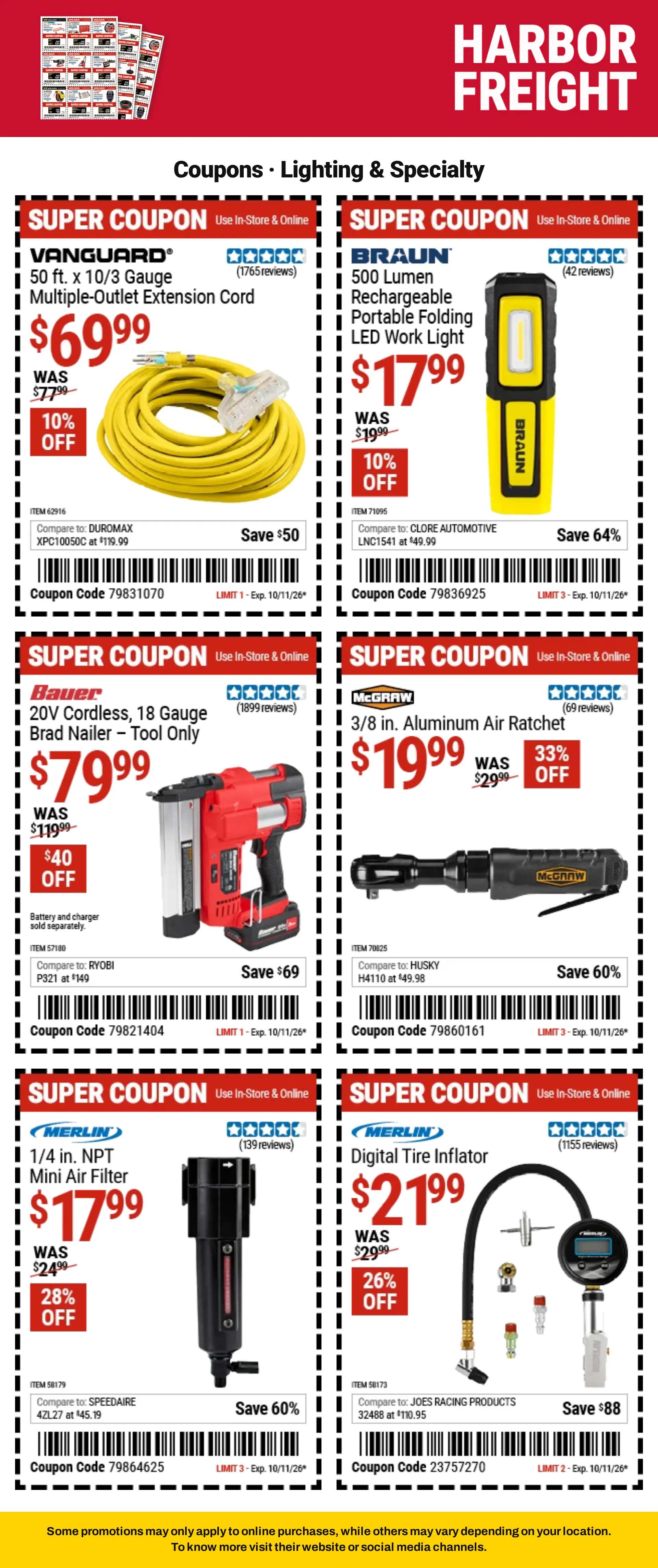 Weekly ad Harbor Freight — Catálogo 2 — 2026-10-09 from October 9 to October 26 2026 - Page 15