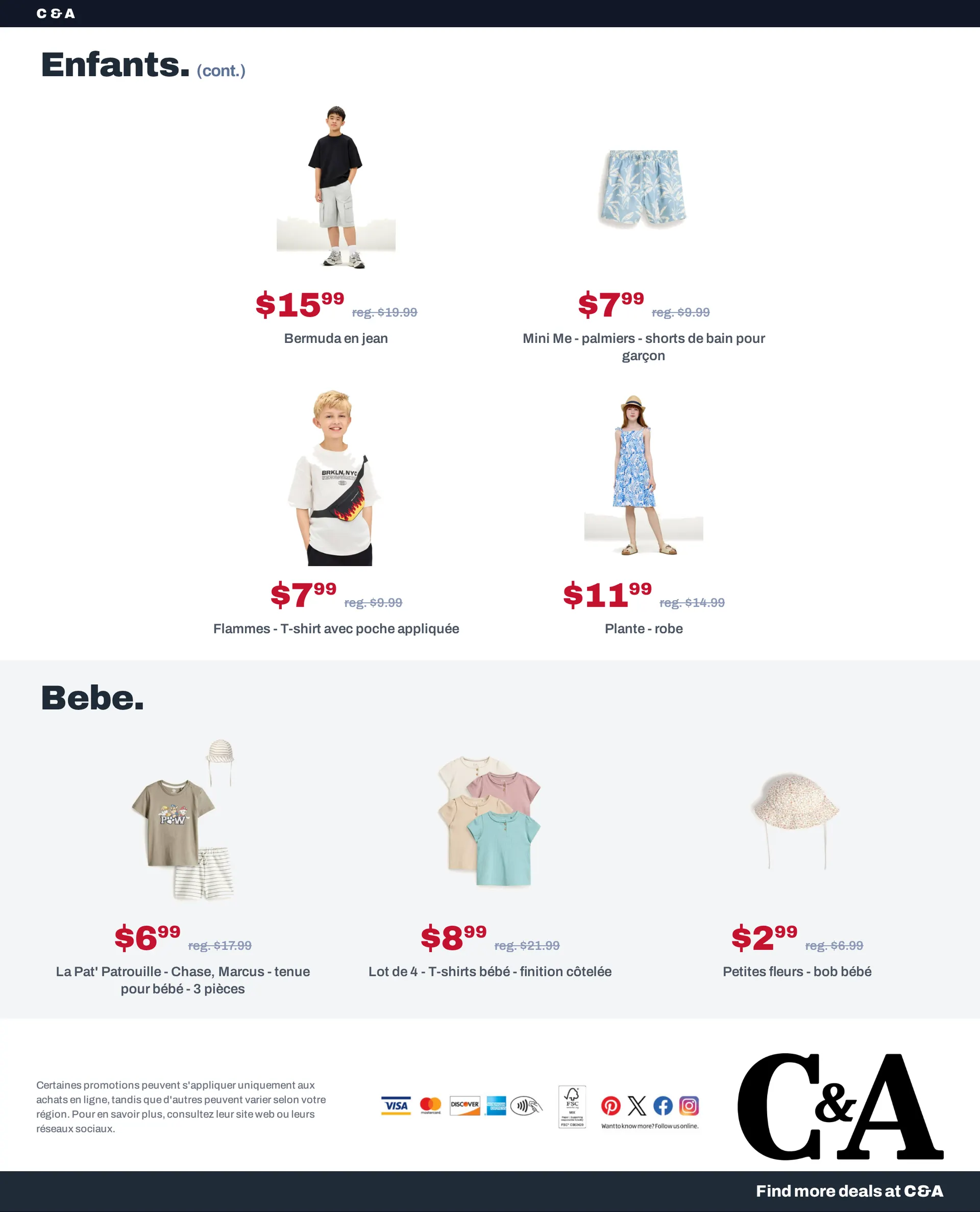 C&A soldes du 10 août au 24 août 2026 - Catalogue page 15