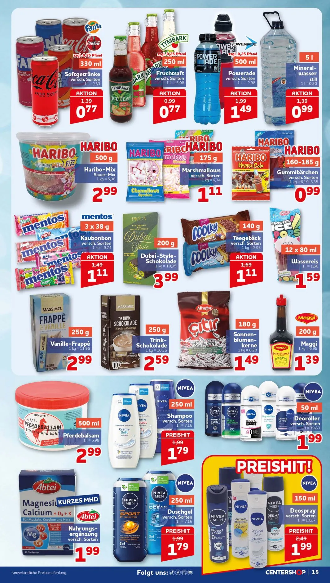 CENTERSHOP — 2026-08-04 von 3. August bis 8. August 2026 - Prospekt seite 15