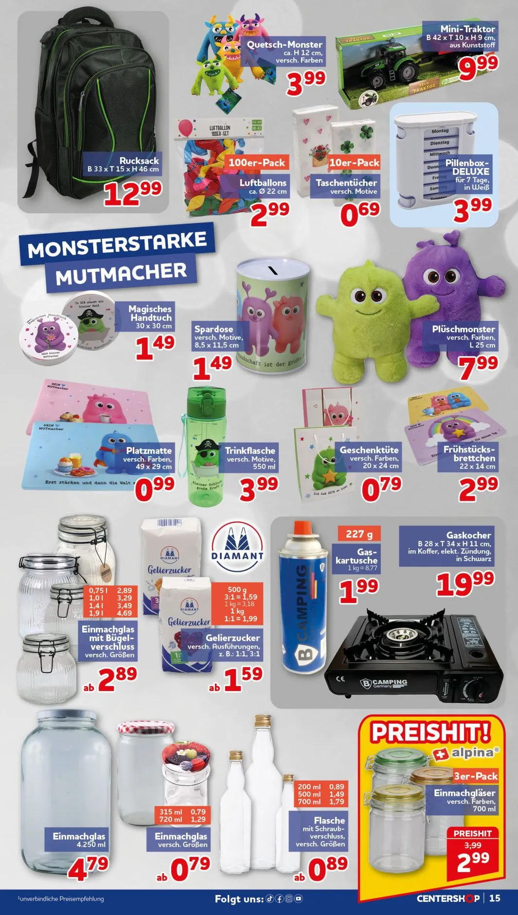 CENTERSHOP — 2026-10-15 von 12. Oktober bis 17. Oktober 2026 - Prospekt seite 15