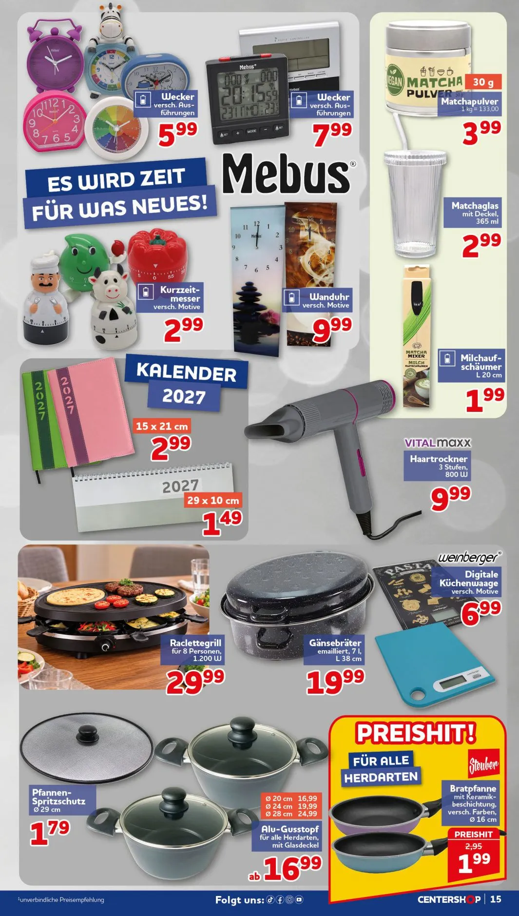 CENTERSHOP — 2026-10-26 von 26. Oktober bis 31. Oktober 2026 - Prospekt seite 15