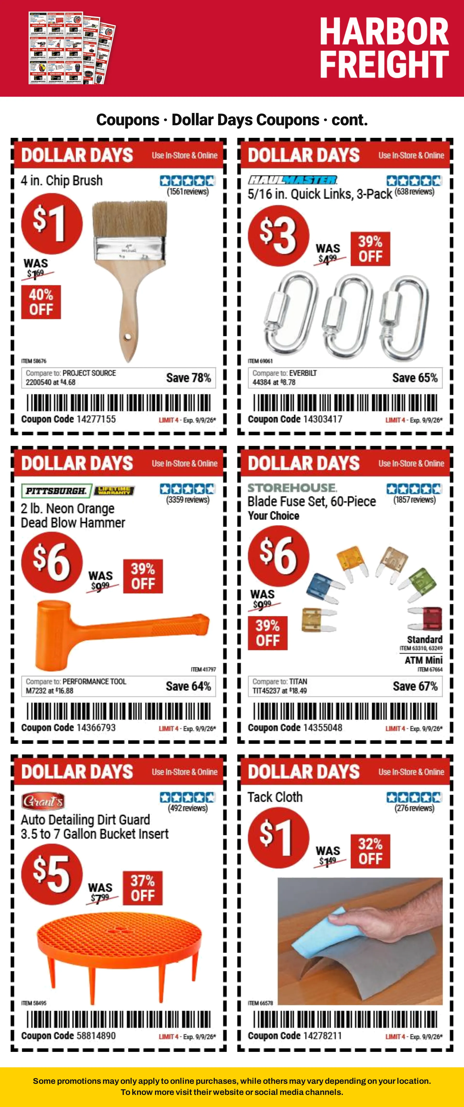 Weekly ad Harbor Freight - 2026-09-01 from September 1 to September 10 2026 - Page 15