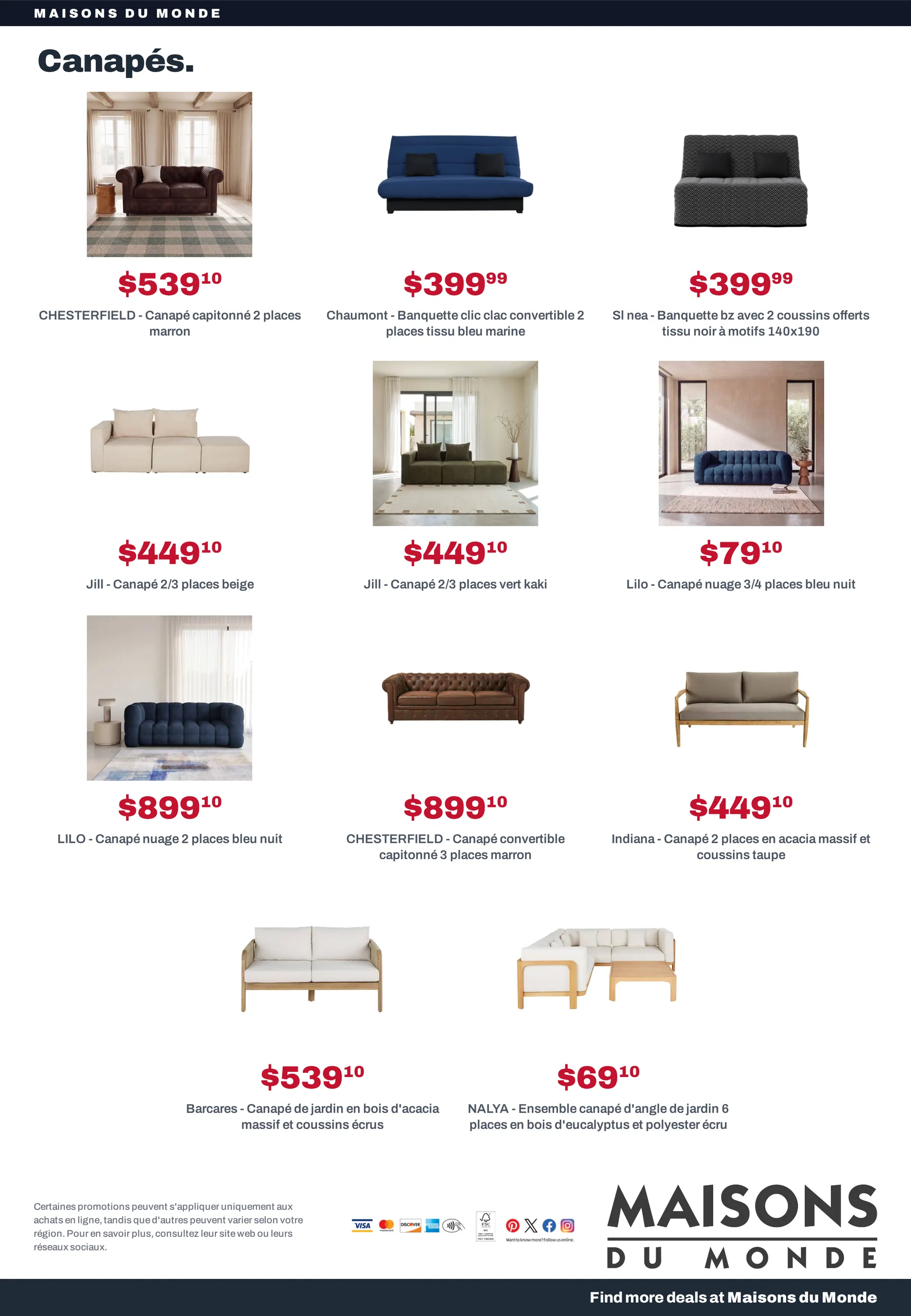 Maisons du Monde — 2026-09-22 du 22 septembre au 8 octobre 2026 - Catalogue page 15