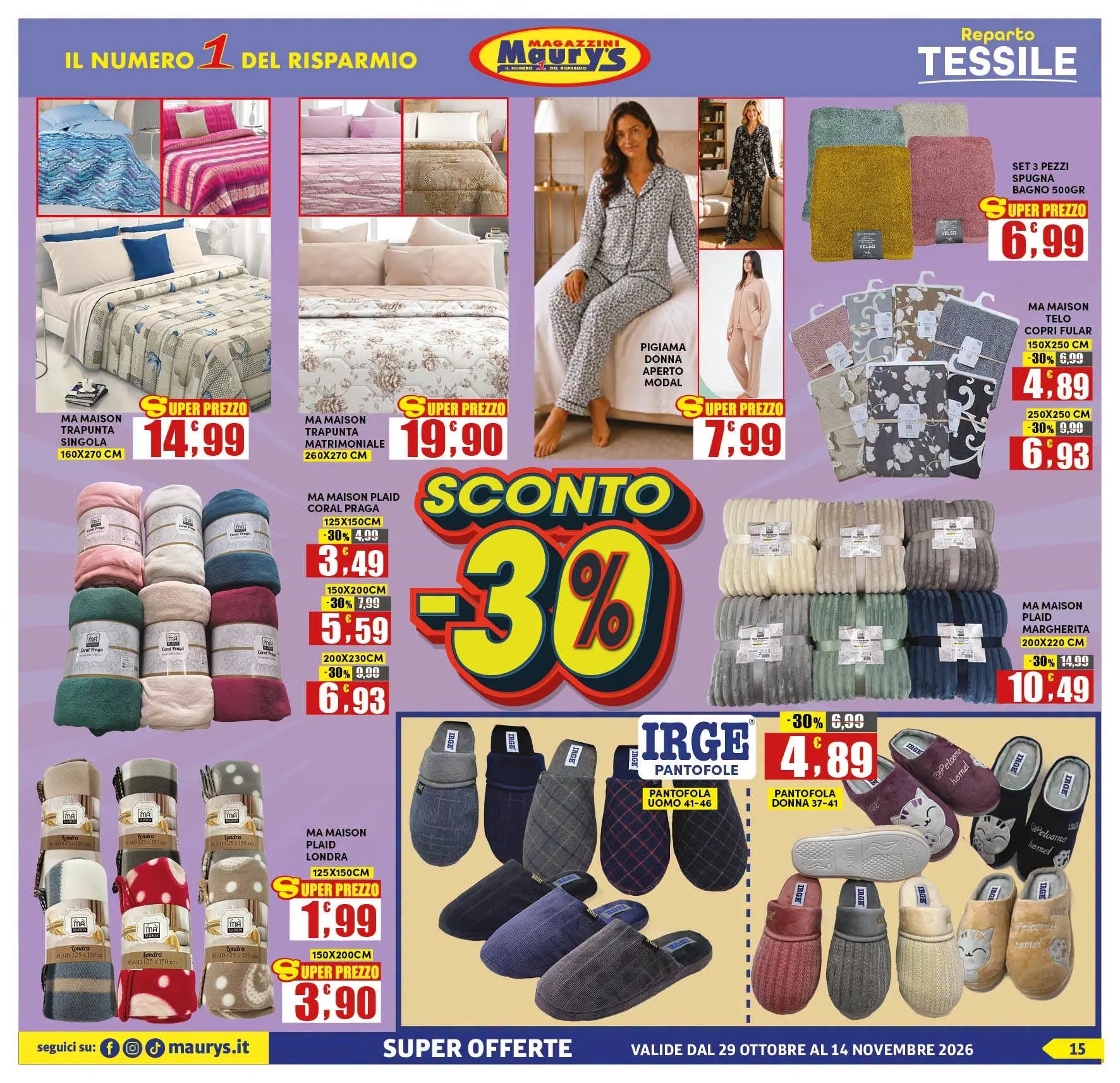 Maury's — 2026-10-29 da 29 ottobre a 14 novembre di 2026 - Pagina del volantino 15