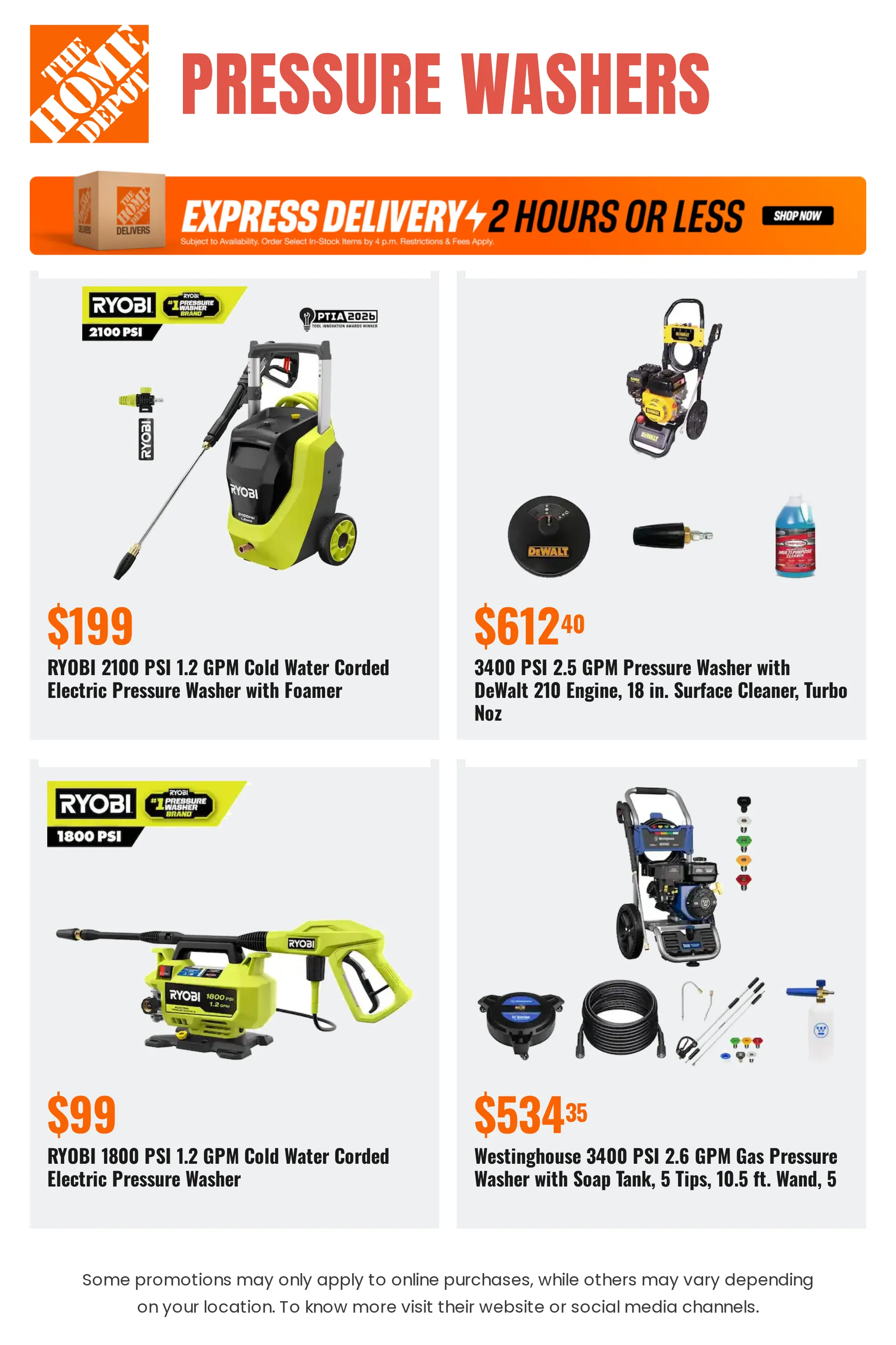 Weekly promotion The Home Depot — Catálogo 2 — 2026-10-20 spanning from October 20 to November 4 2026 - Page 15 for Catalogue 365