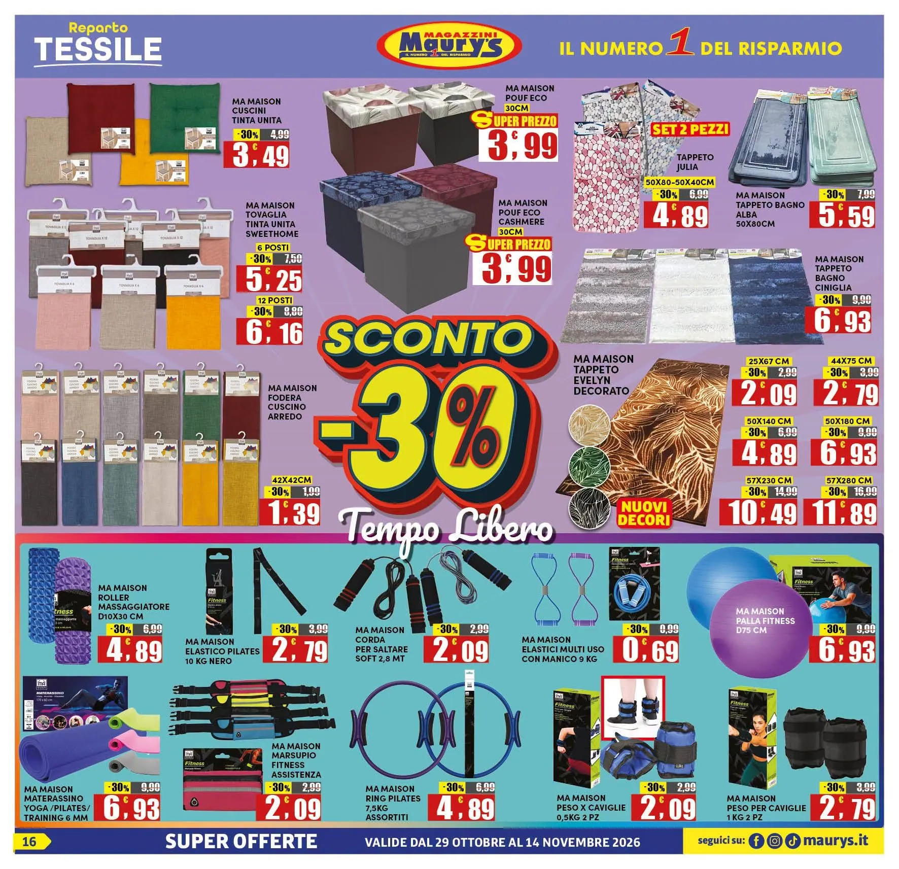 Maury's — 2026-10-29 da 29 ottobre a 14 novembre di 2026 - Pagina del volantino 16