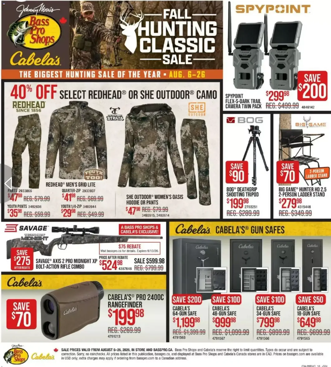 Cabelas — 2026-08-06 from August 6 to August 27 2026 - flyer page 16