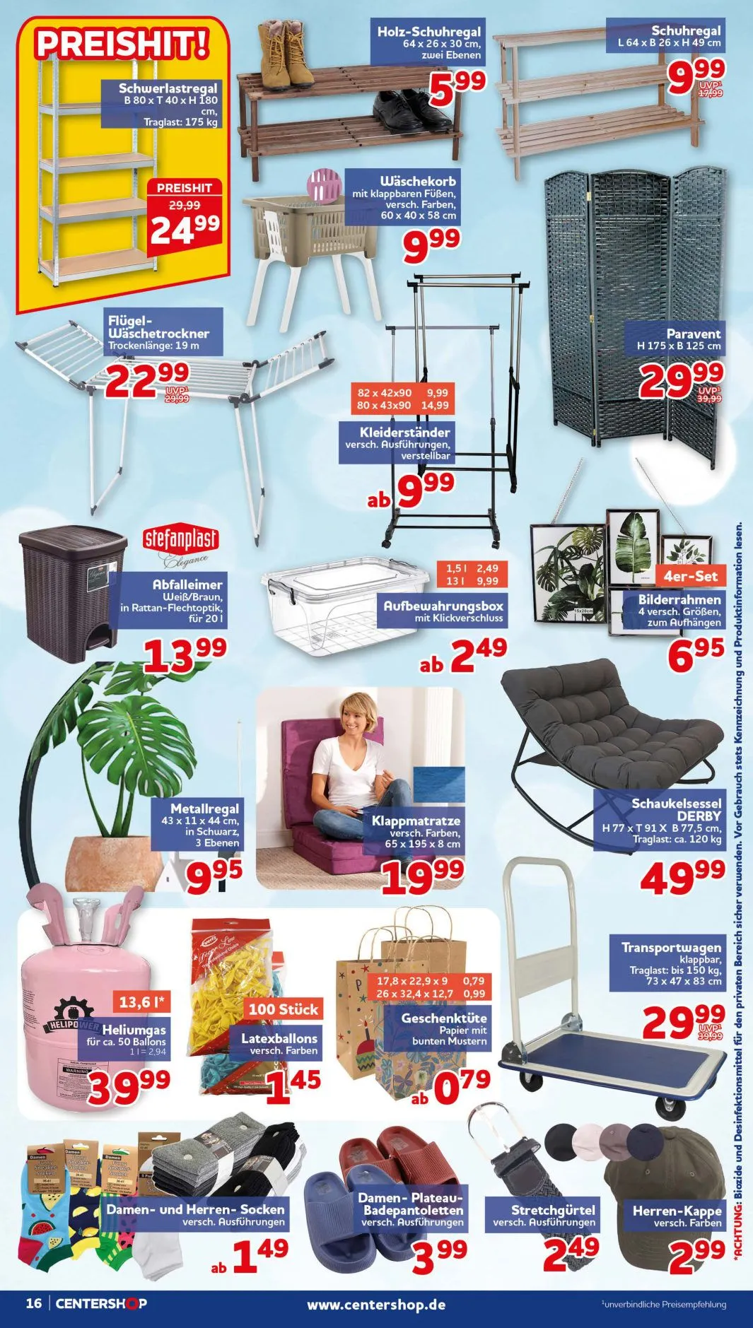 CENTERSHOP — 2026-08-04 von 3. August bis 8. August 2026 - Prospekt seite 16