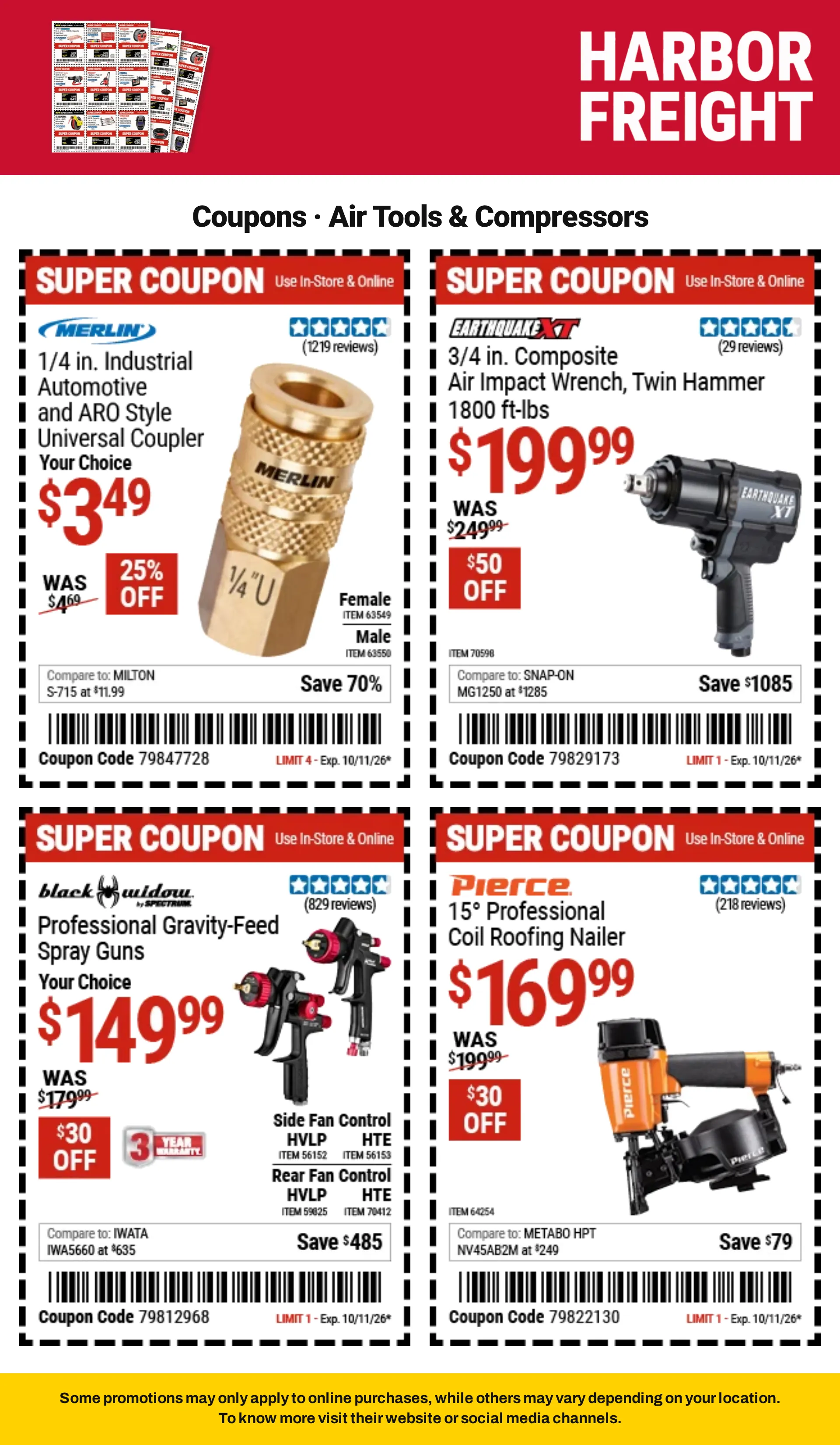 Weekly ad Harbor Freight — Catálogo 2 — 2026-10-09 from October 9 to October 26 2026 - Page 16