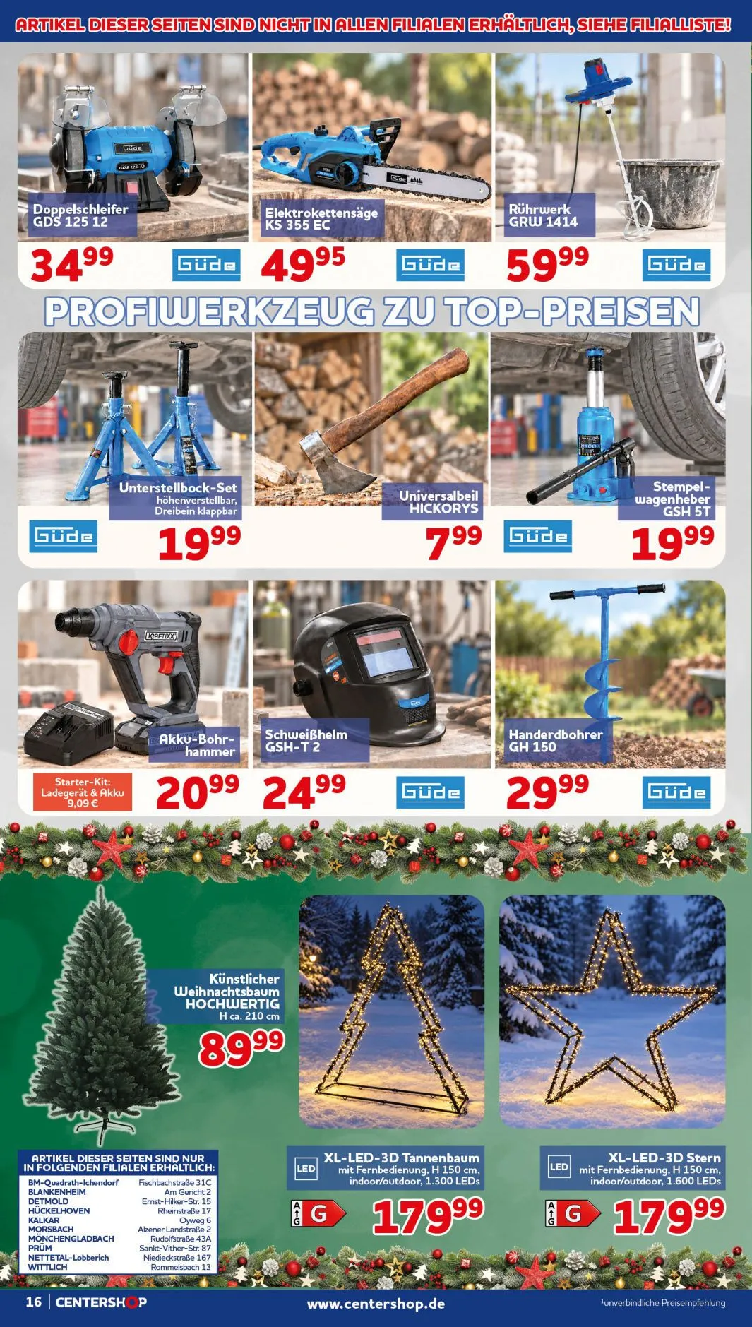 CENTERSHOP — 2026-10-26 von 26. Oktober bis 31. Oktober 2026 - Prospekt seite 16