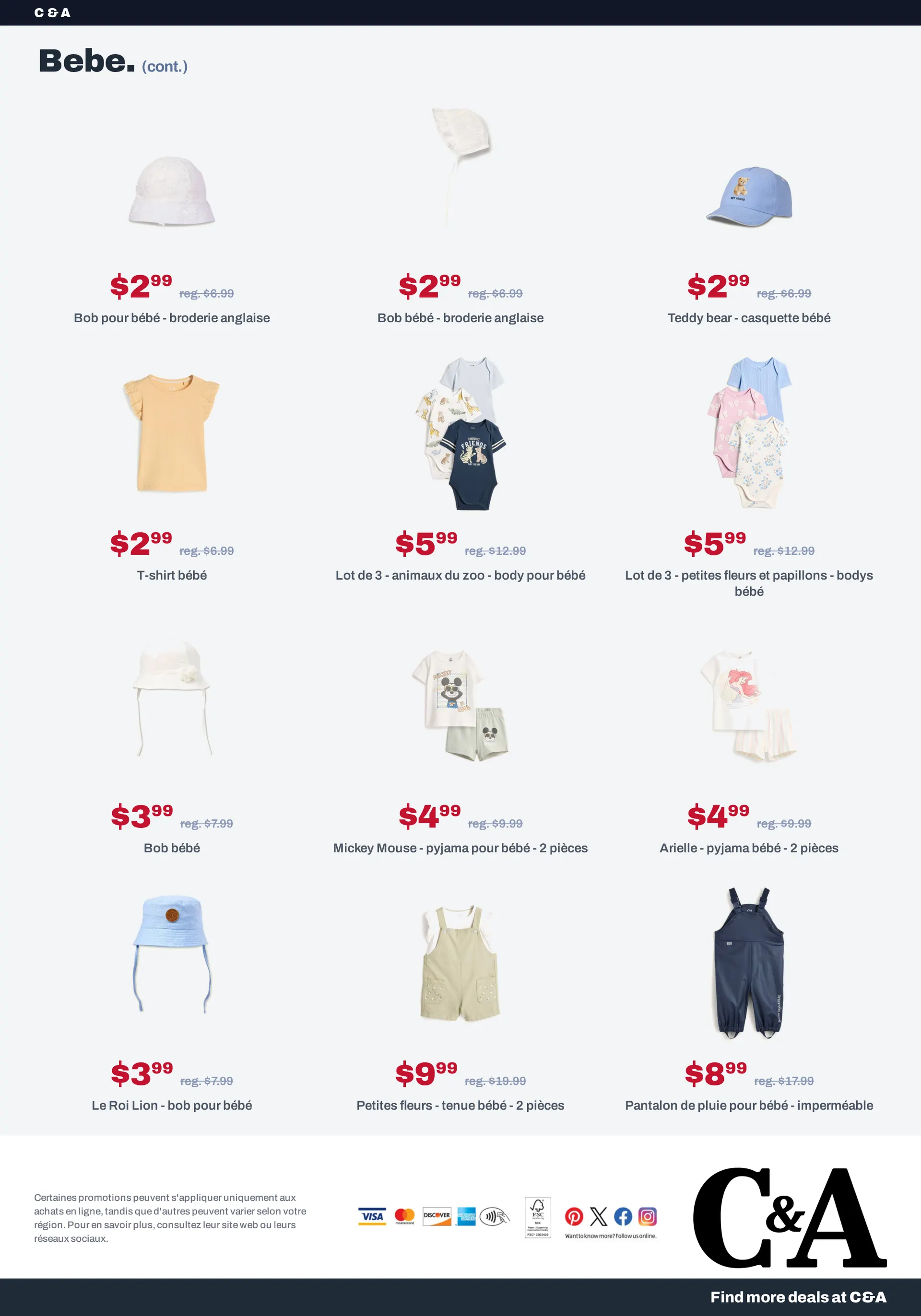 C&A soldes du 10 août au 24 août 2026 - Catalogue page 16
