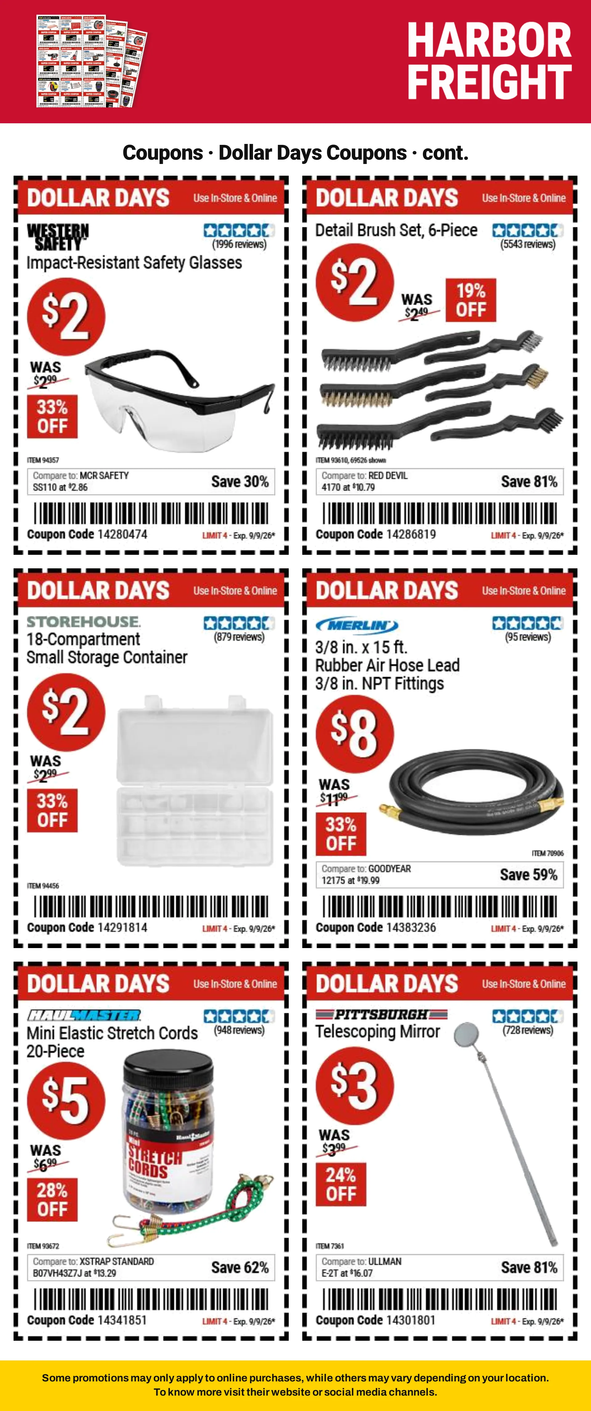 Weekly ad Harbor Freight - 2026-09-01 from September 1 to September 10 2026 - Page 16
