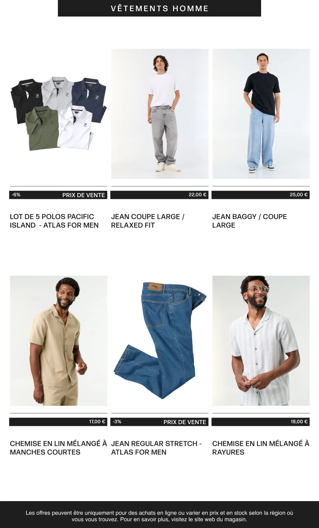 Vêtements homme du 6 août au 21 août 2026 - Catalogue page 16
