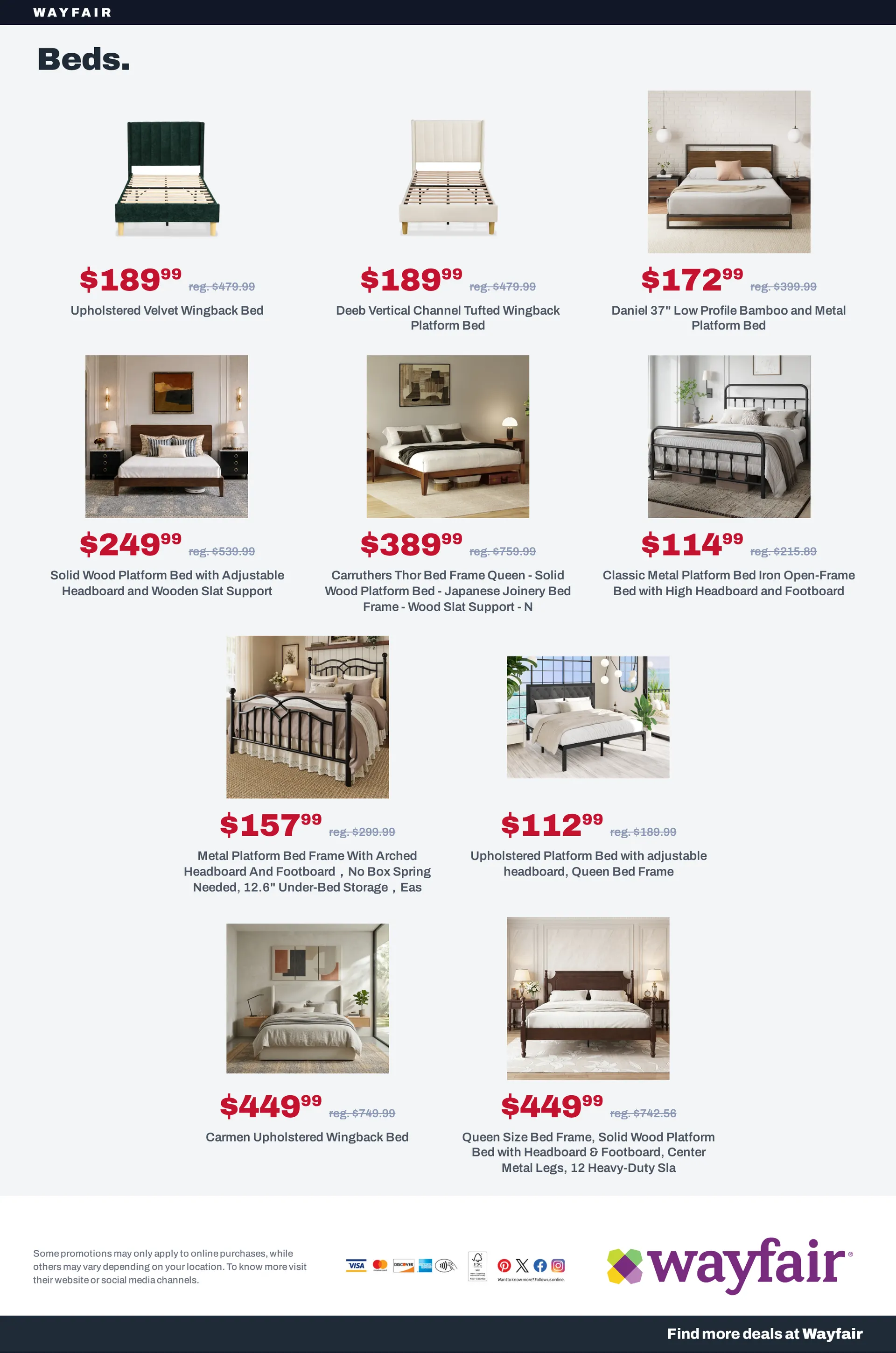 Weekly promotion Wayfair — 2026-10-16 spanning from October 16 to October 30 2026 - Page 16 for Catalogue 365