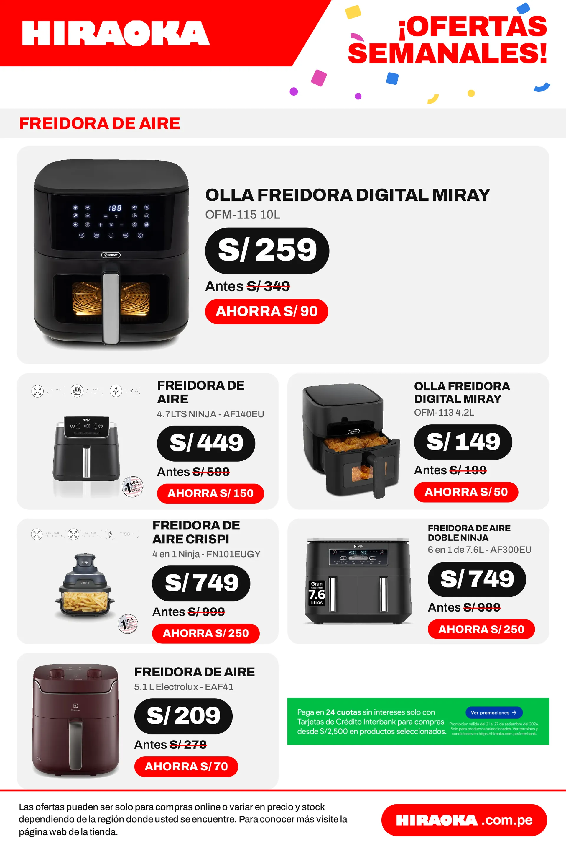 Catalogo de Hiraoka — Catálogo 2 — 2026-09-21 21 de setiembre al 5 de octubre 2026 - Pag 16