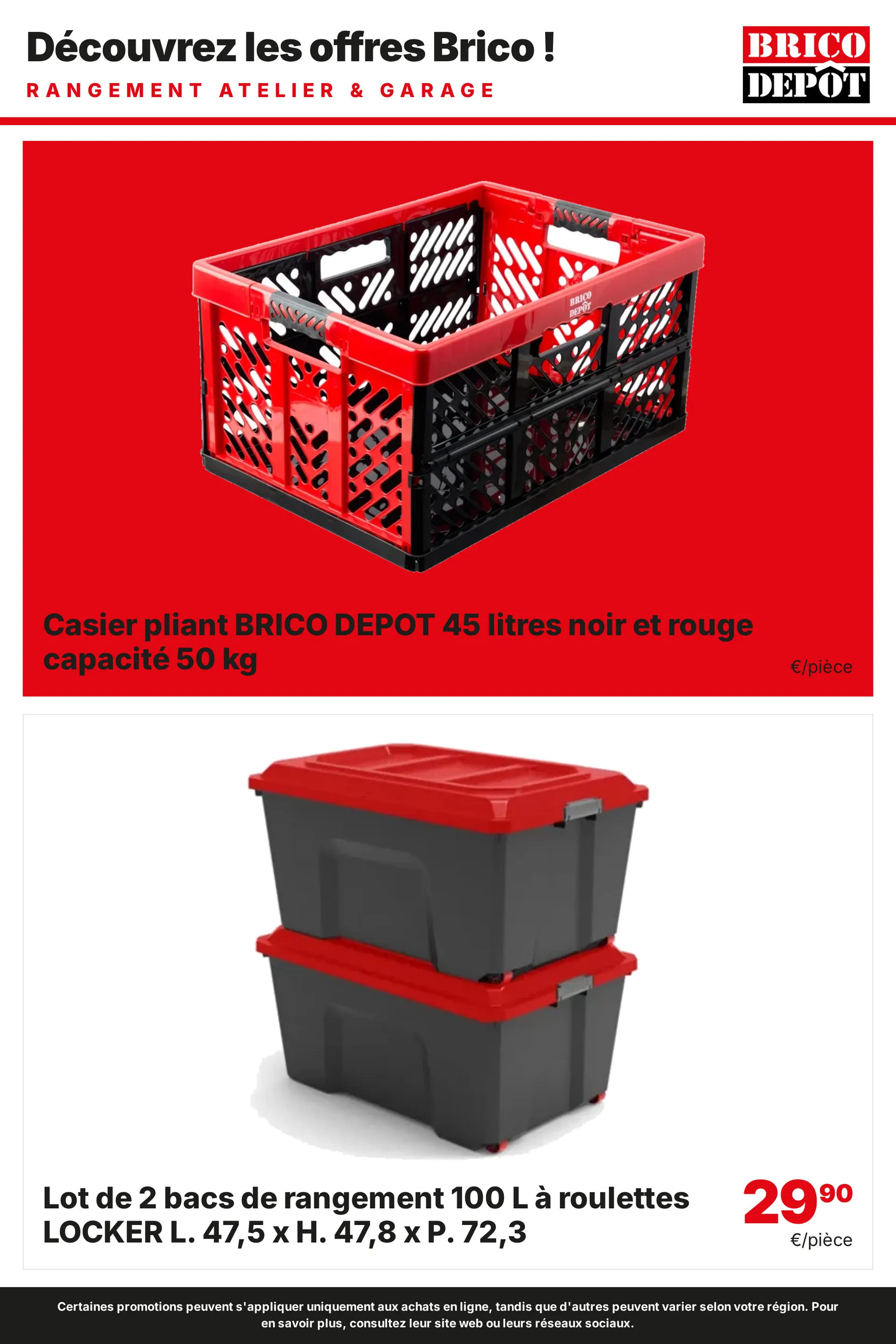Brico Dépôt — Catálogo 1 — 2026-09-21 du 21 septembre au 5 octobre 2026 - Catalogue page 16