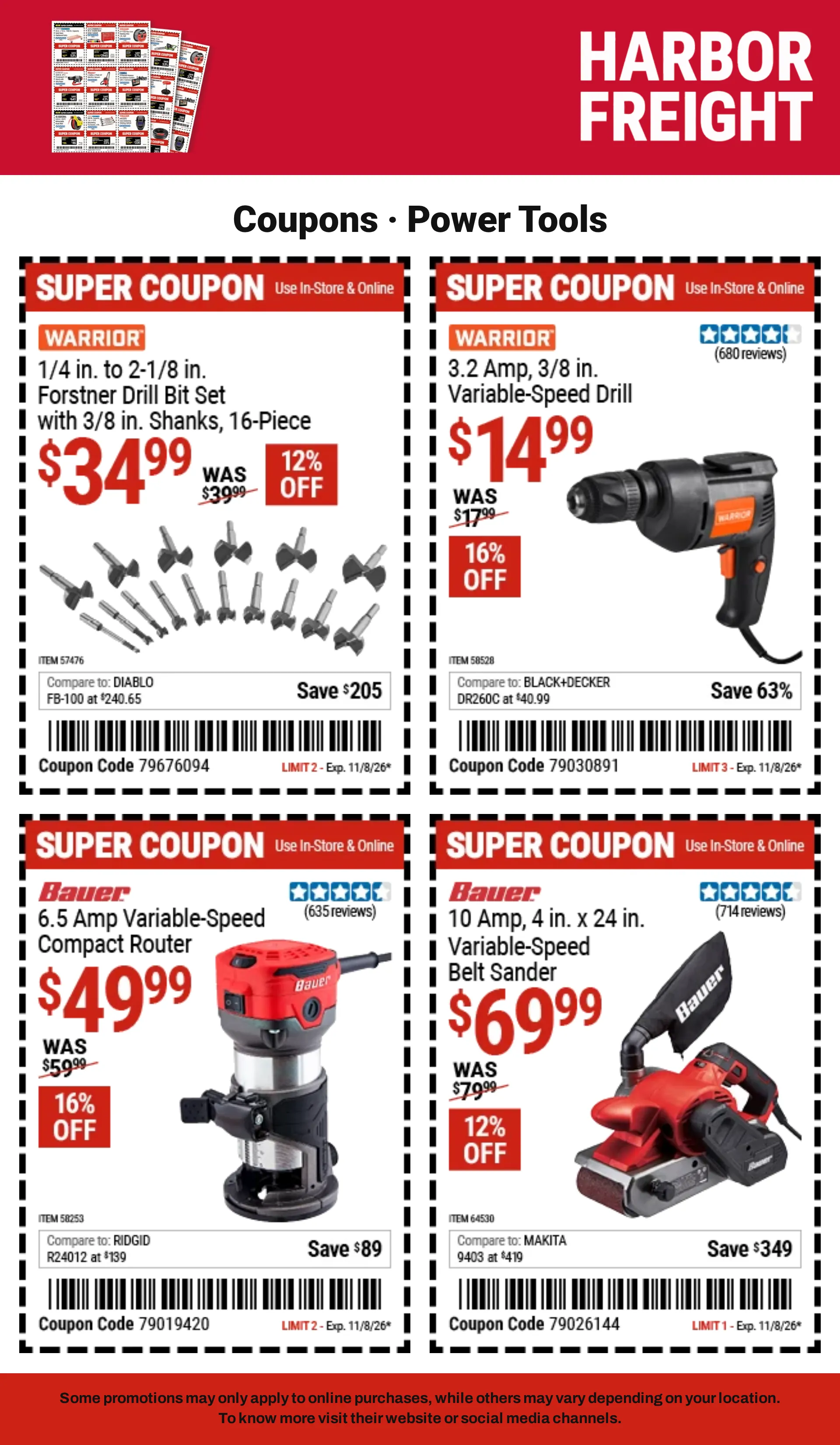 Weekly ad Harbor Freight — Catálogo 2 — 2026-10-26 from October 26 to November 9 2026 - Page 16